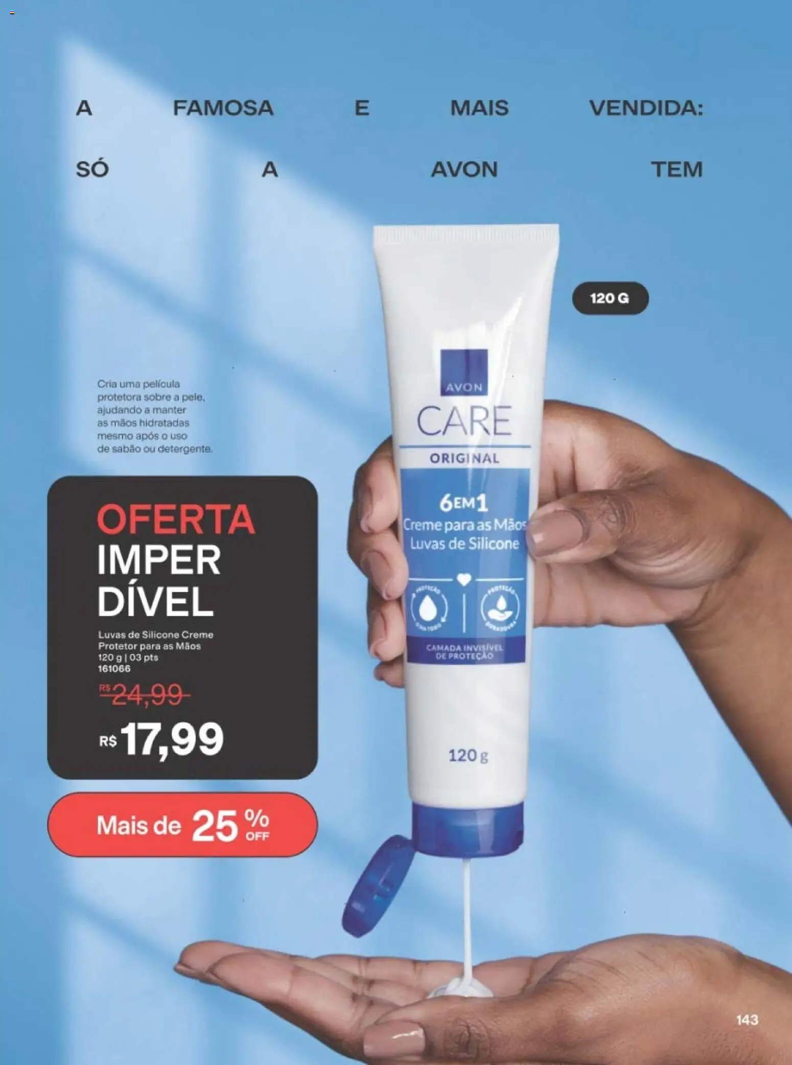 Avon Folheto - válido de 10/08/2026 | Página: 143 | Produtos: Sabão, Creme, Luvas