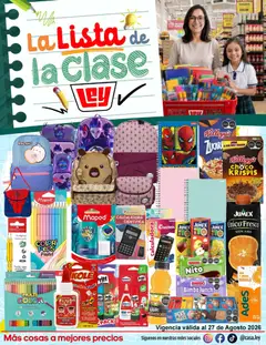 Vista previa de Casa Ley folleto La Lista de la Clase, nuevo folleto de la tienda, válido en México a partir del 27/08/2026