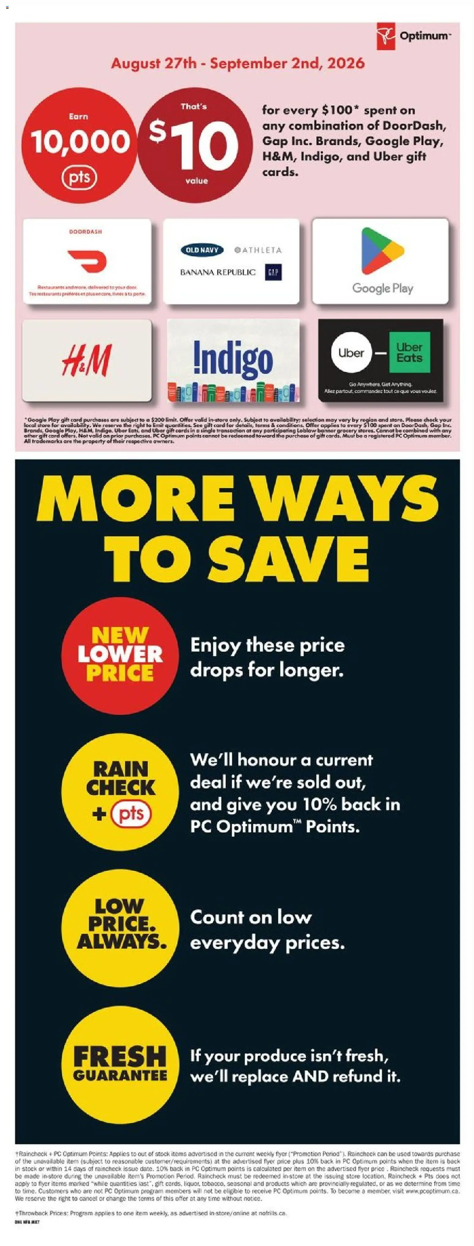 No Frills flyer valid from Aug 27, 2026 | Page: 14