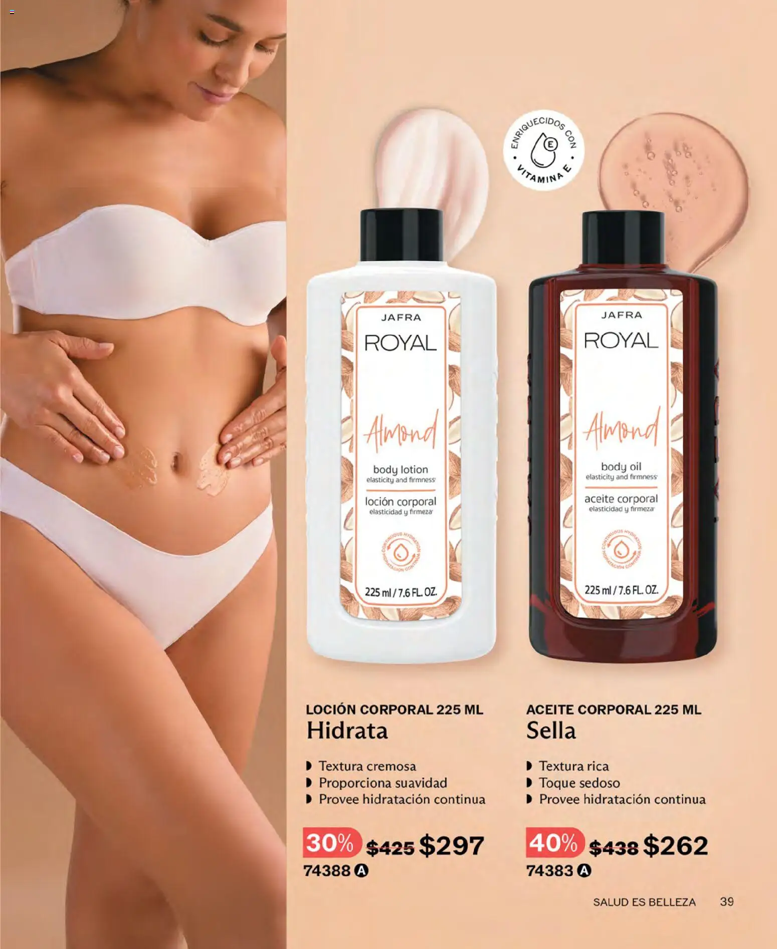 Nuevas ofertas de JAFRA válidas en toda la República Mexicana desde el 01.06.2026. ¡Encuentra las mejores ofertas en JAFRA catálogo! | Página: 39 | Productos: Aceite, Loción, Body