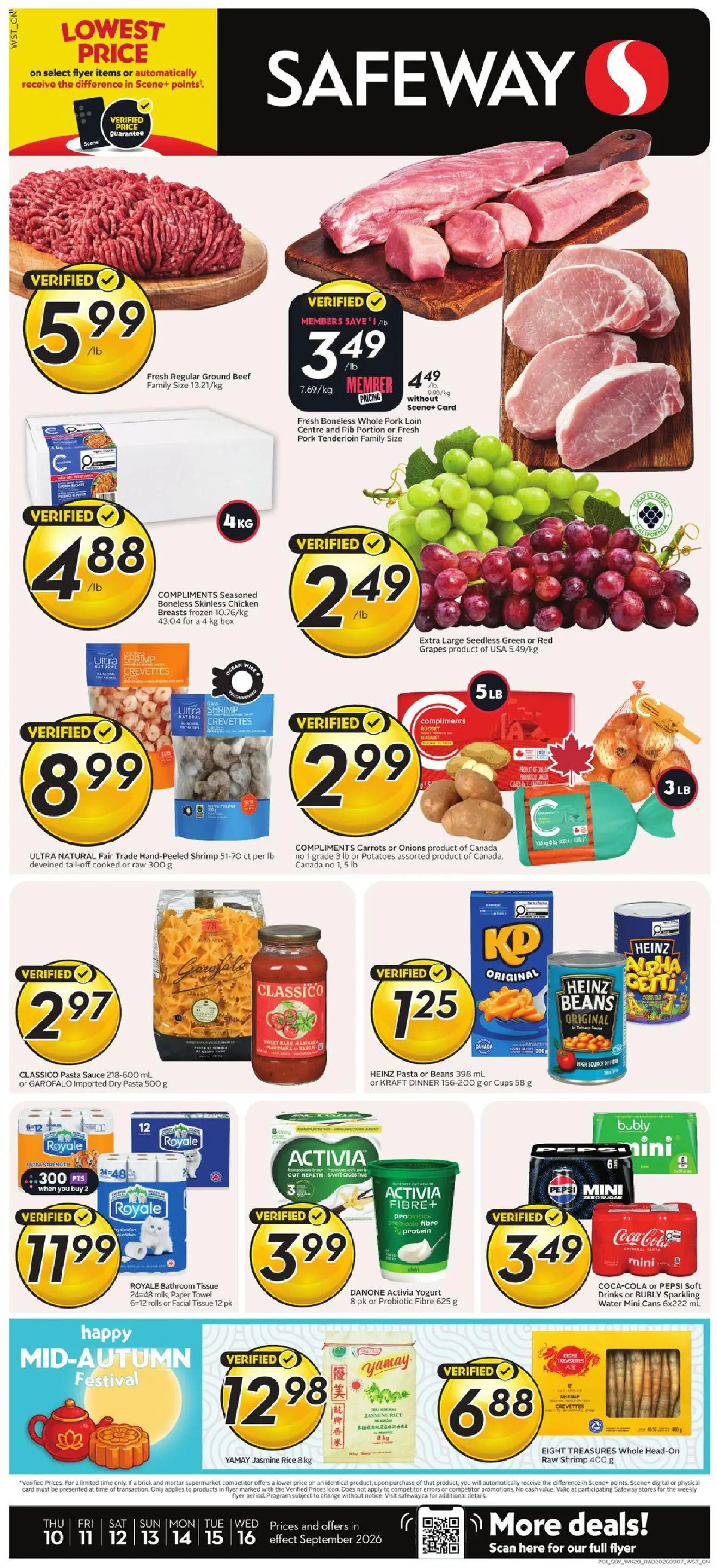 Safeway flyer valid from Sep 10, 2026 | Page: 1