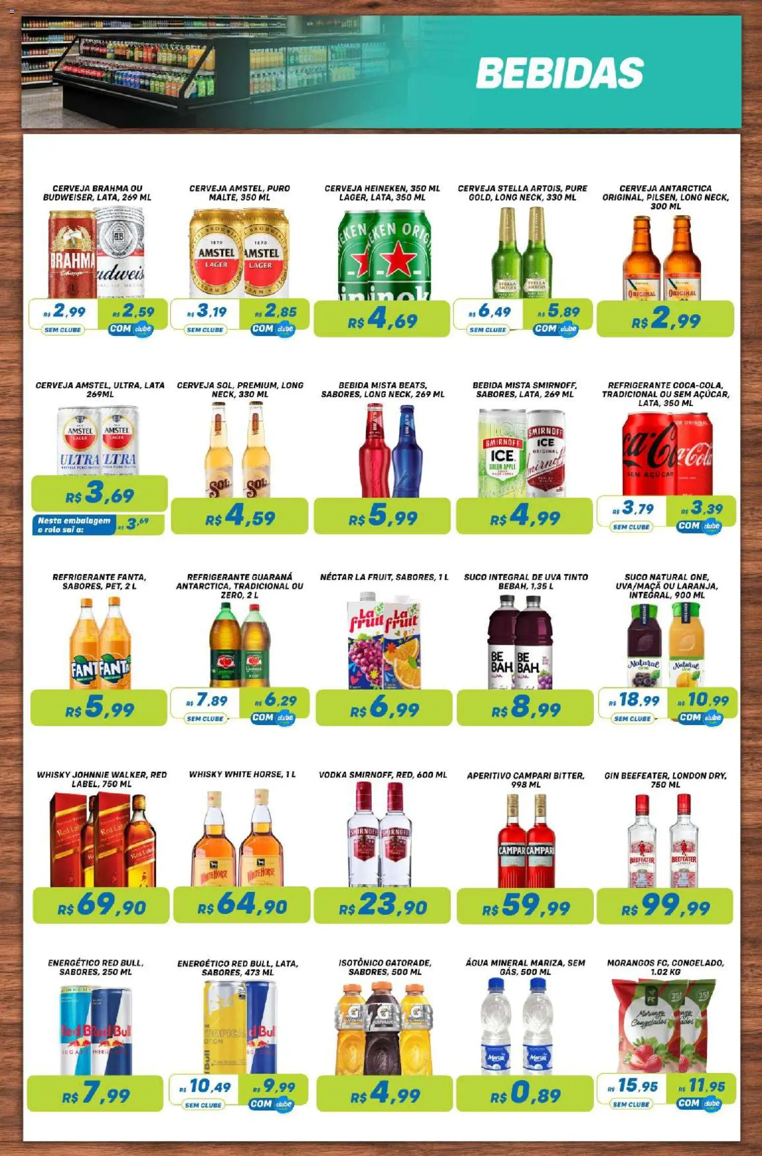 Prezunic Folheto - válido de 09/07/2026 | Página: 7 | Produtos: Energético, Whisky, Água mineral, Refrigerante