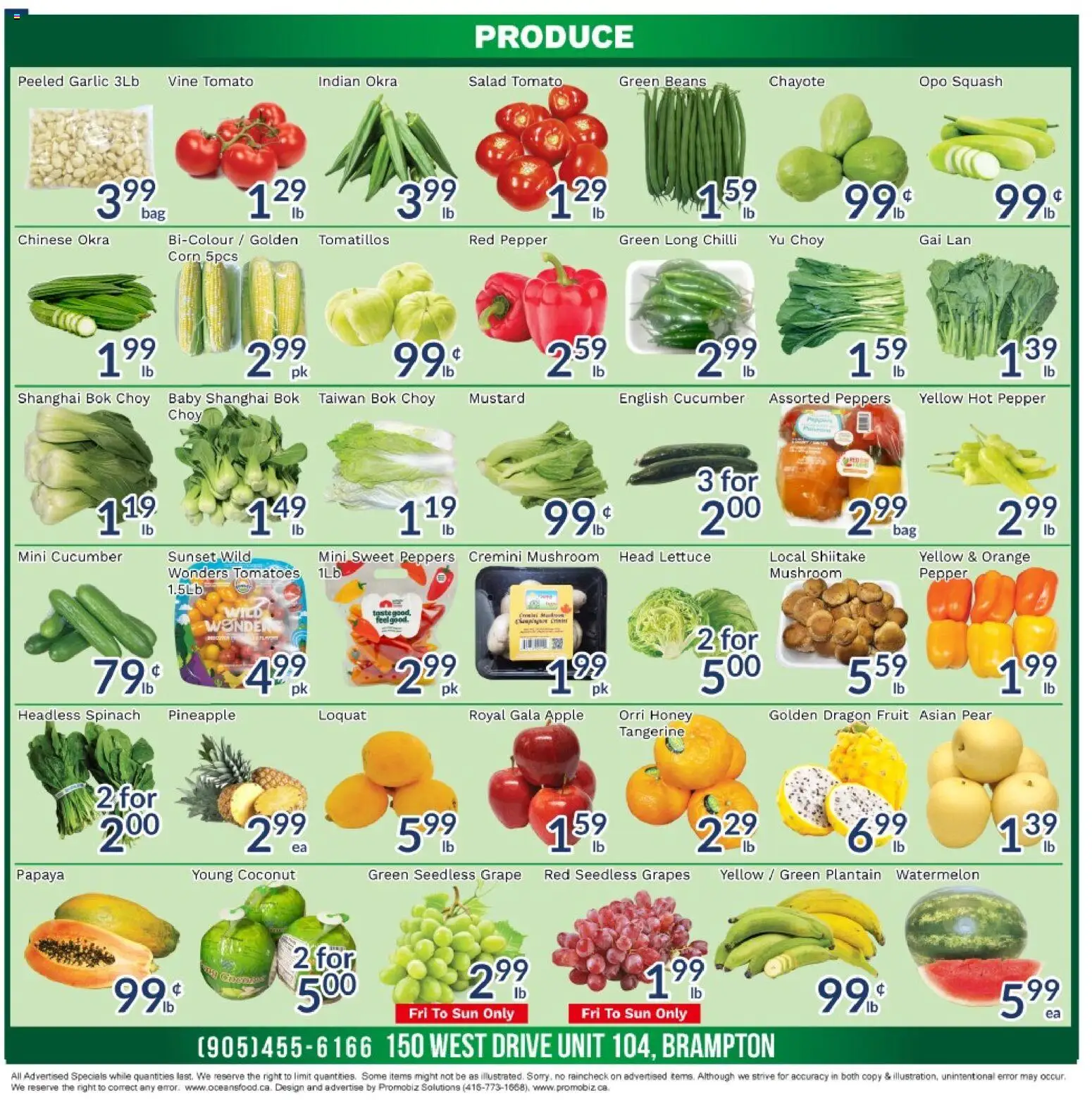 Oceans flyer valid from 29.05.2026 | Page: 3 | Products: Pineapple, Salad, Tomatoes