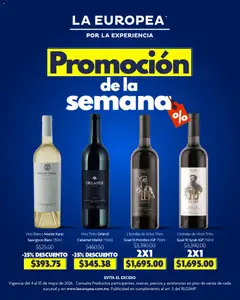 Vista previa de La Europea catálogo Promoción, nuevo folleto de la tienda, válido en México a partir del 04.05.2026