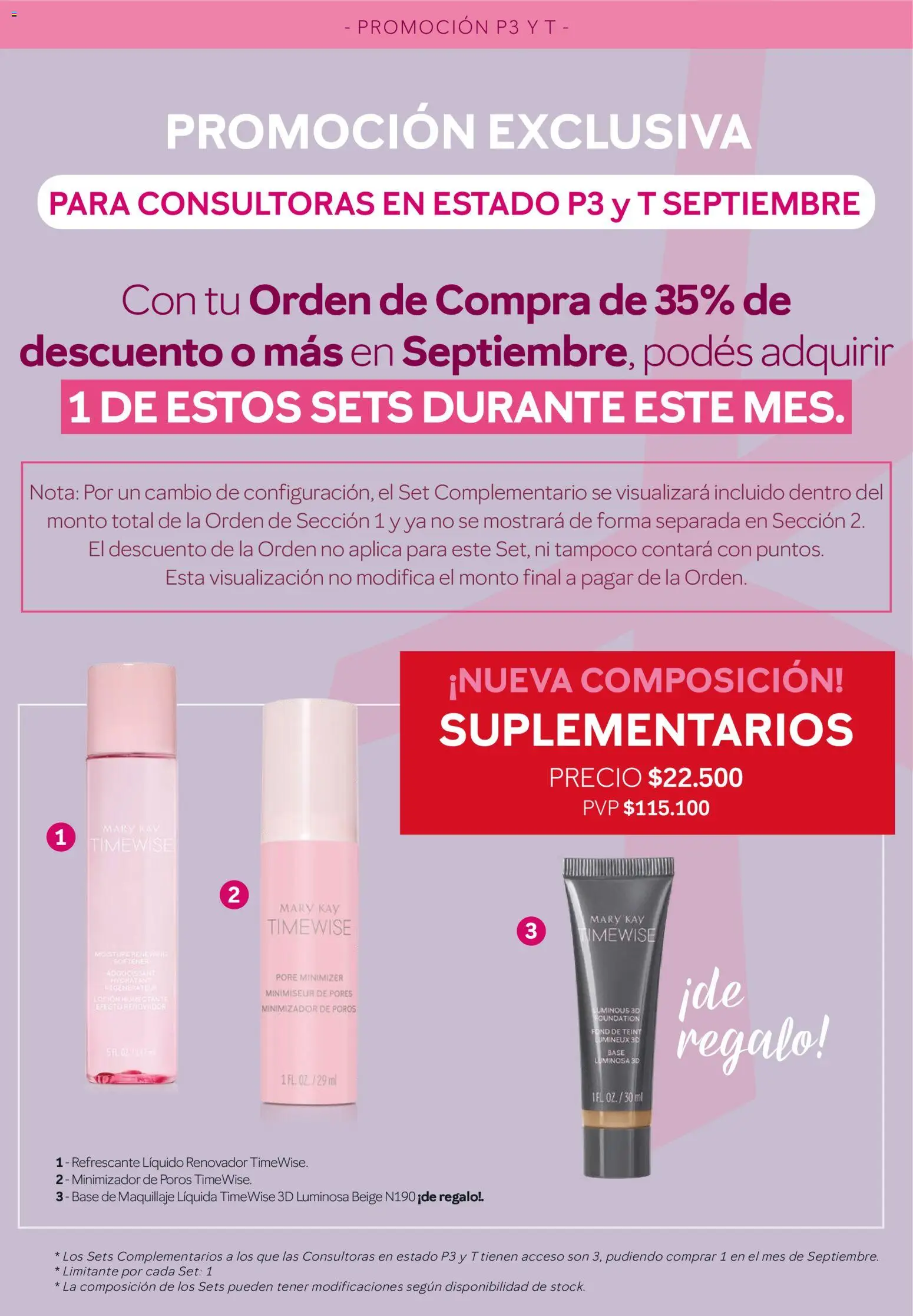 Mary Kay - Aplausos Septiembre 2026 │ válido desde el 01/09/2026 | Página: 66 | Productos: Base de maquillaje, Maquillaje, Loción