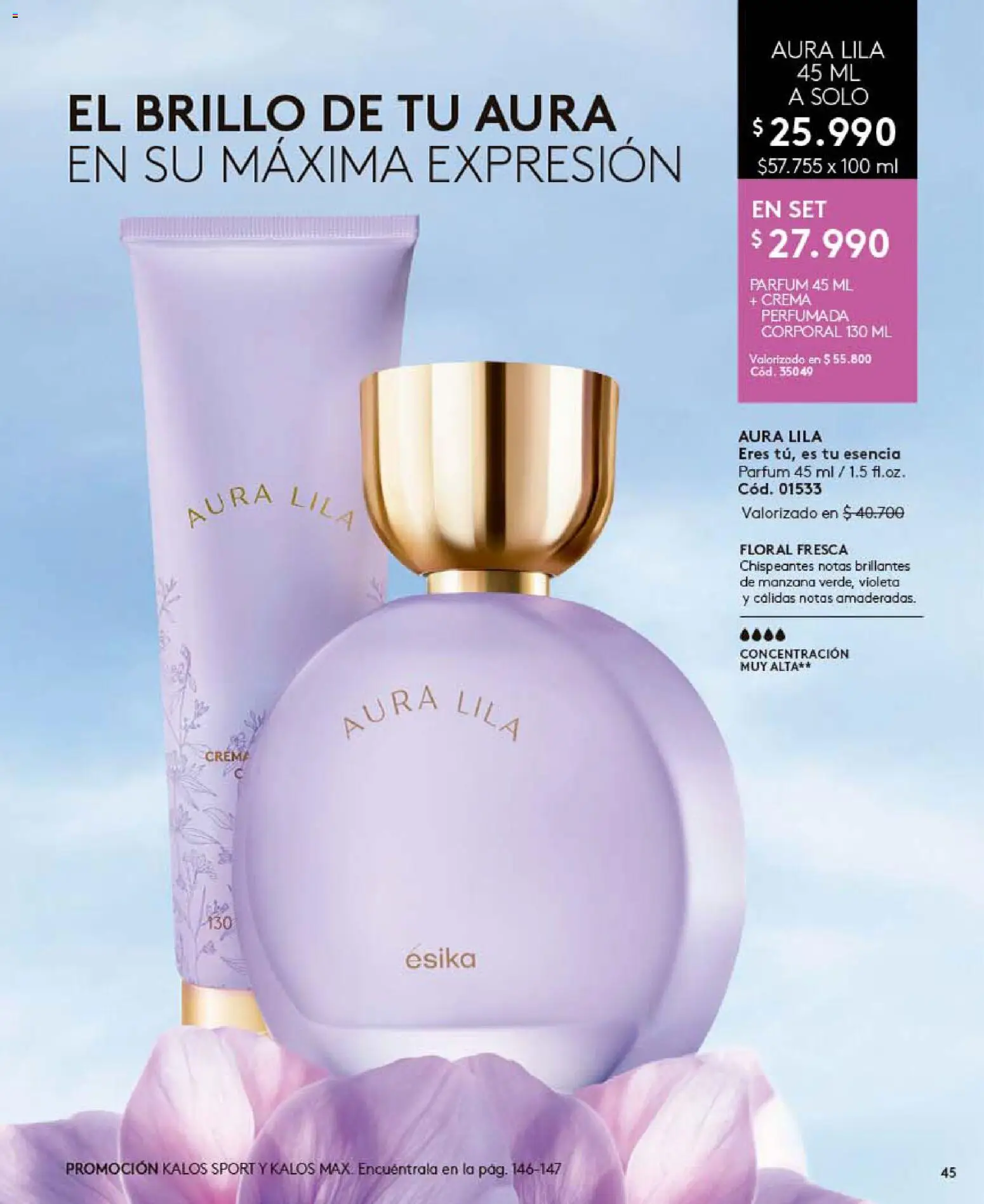 Catálogo Ésika Campaña 10 │ válido desde el 01.06.2026 | Página: 45 | Productos: Brillo, Manzana, Crema