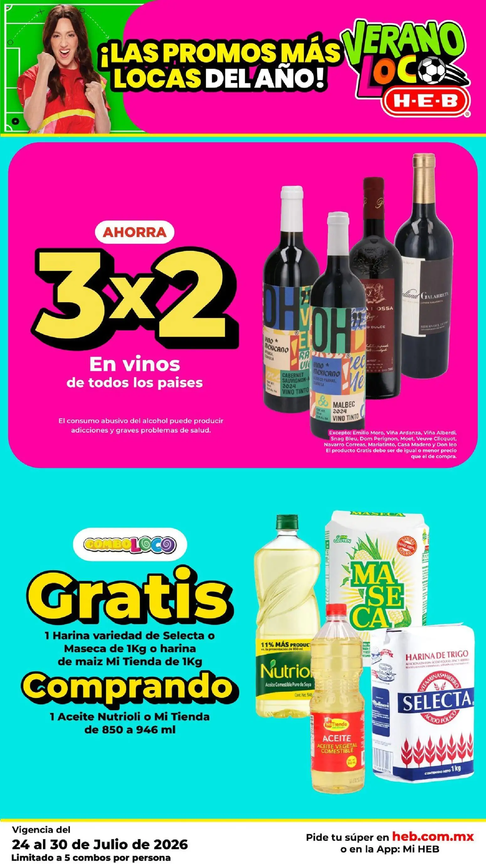 Nuevas ofertas de H-E-B válidas en toda la República Mexicana desde el 24/07/2026. ¡Encuentra las mejores ofertas en H-E-B folleto! | Página: 3