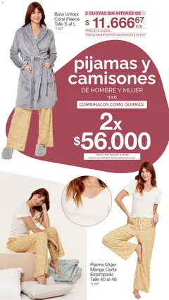 Vista previa La Anonima catálogo Especial Modo Relax válido desde el 25/06/2026 | Página: 7 | Productos: Manga, Bata, Pijama