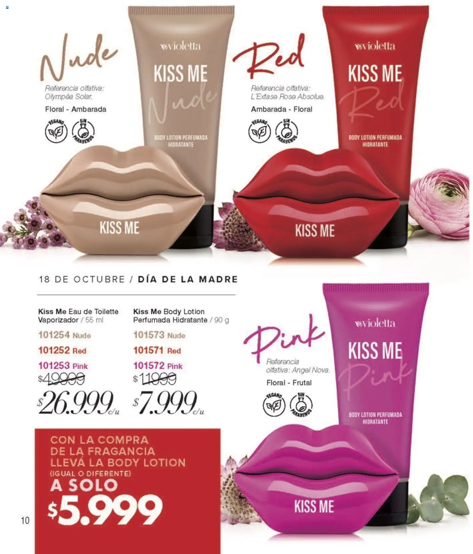 Violetta catálogo │ válido desde el 18/09/2026 | Página: 11 | Productos: Body, Fragancia, Eau de toilette