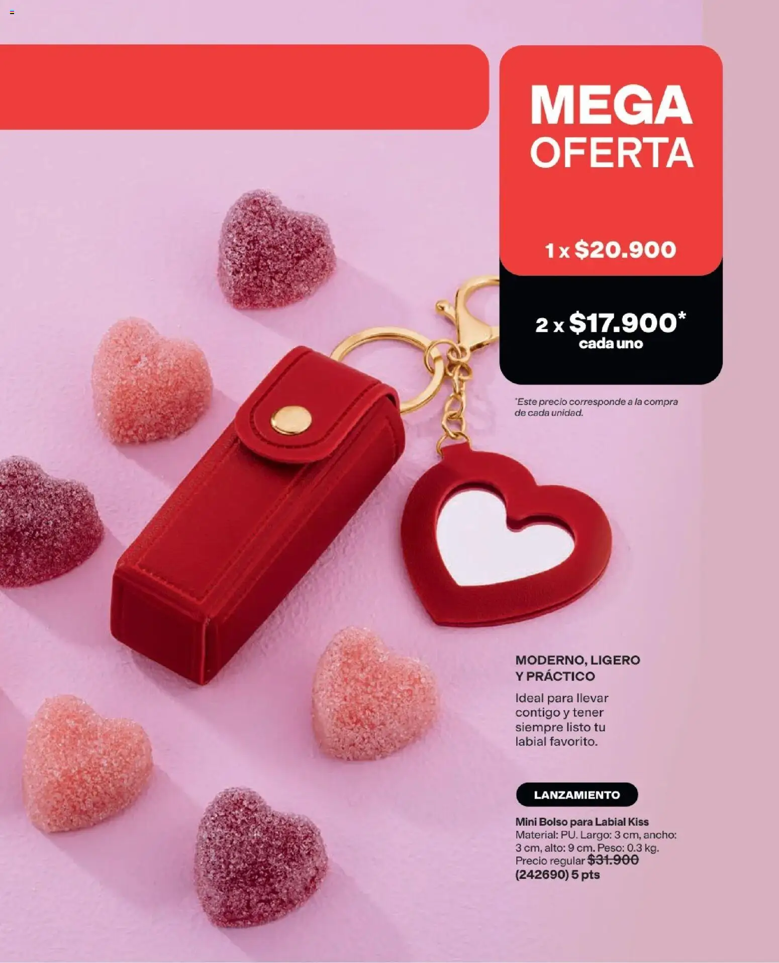 Avon revista - valida desde el 29/07/2026 | Página: 229 | Productos: Bolso, Peso