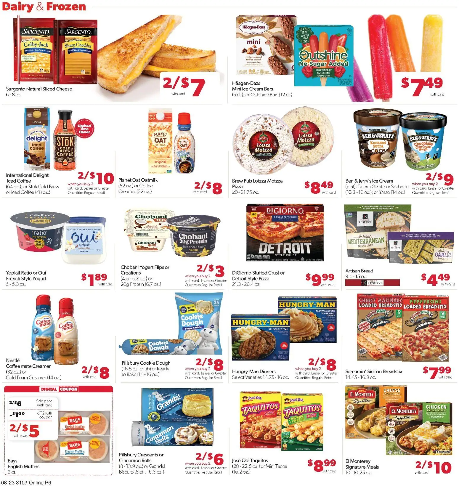 Family Fare Weekly Ad - ND - valid from 08/23/2026 | Page: 13 | Products: Yogurt, Sauce, Iced coffee, Vanilla
