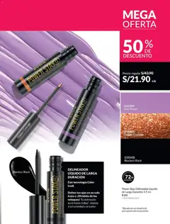 Vista previa de folleto Avon catálogo - Campaña 7 de la Avon válido desde 21.04.2026 | Página: 52 | Productos: Delineador