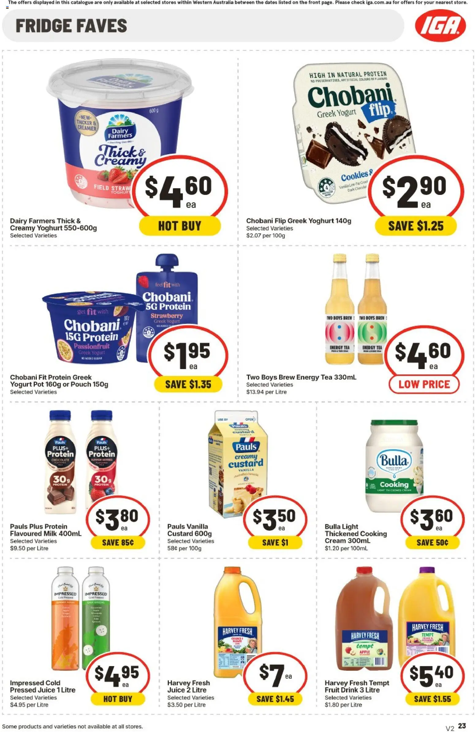 IGA catalogue - valid from 30/09/2026 | Page: 32 | Products: Yoghurt, Passionfruit, Cream, Cookies