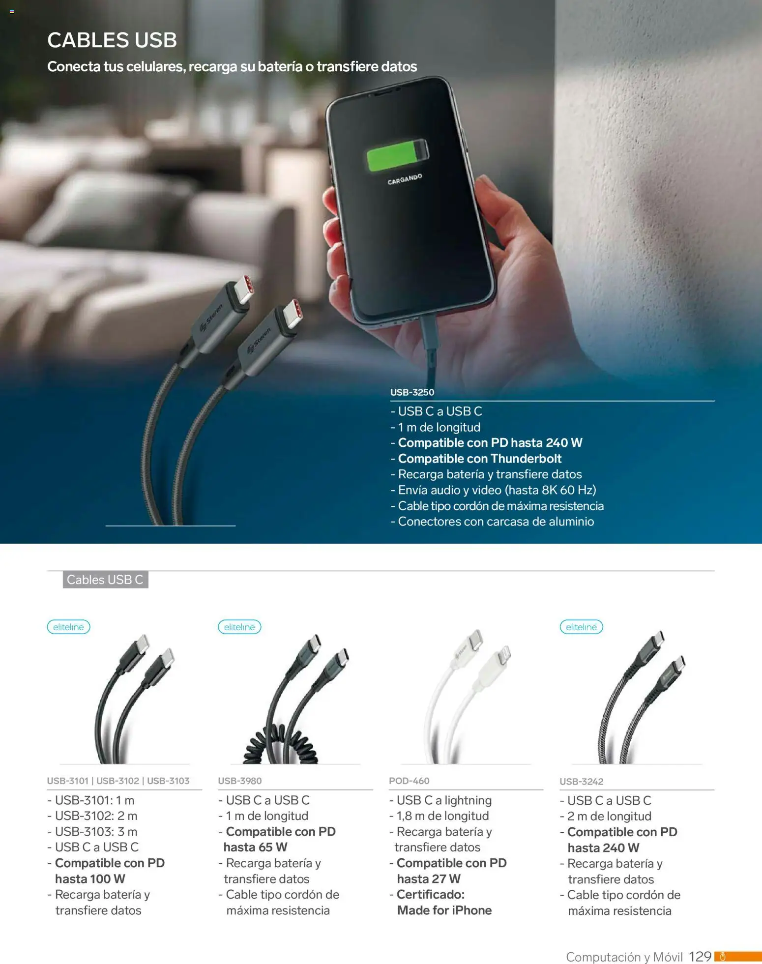 Nuevas ofertas de Steren válidas en toda la República Mexicana desde el 01.01.2026. ¡Encuentra las mejores ofertas en Steren catálogo! | Página: 141 | Productos: Usb, Movil, Cable, Batería