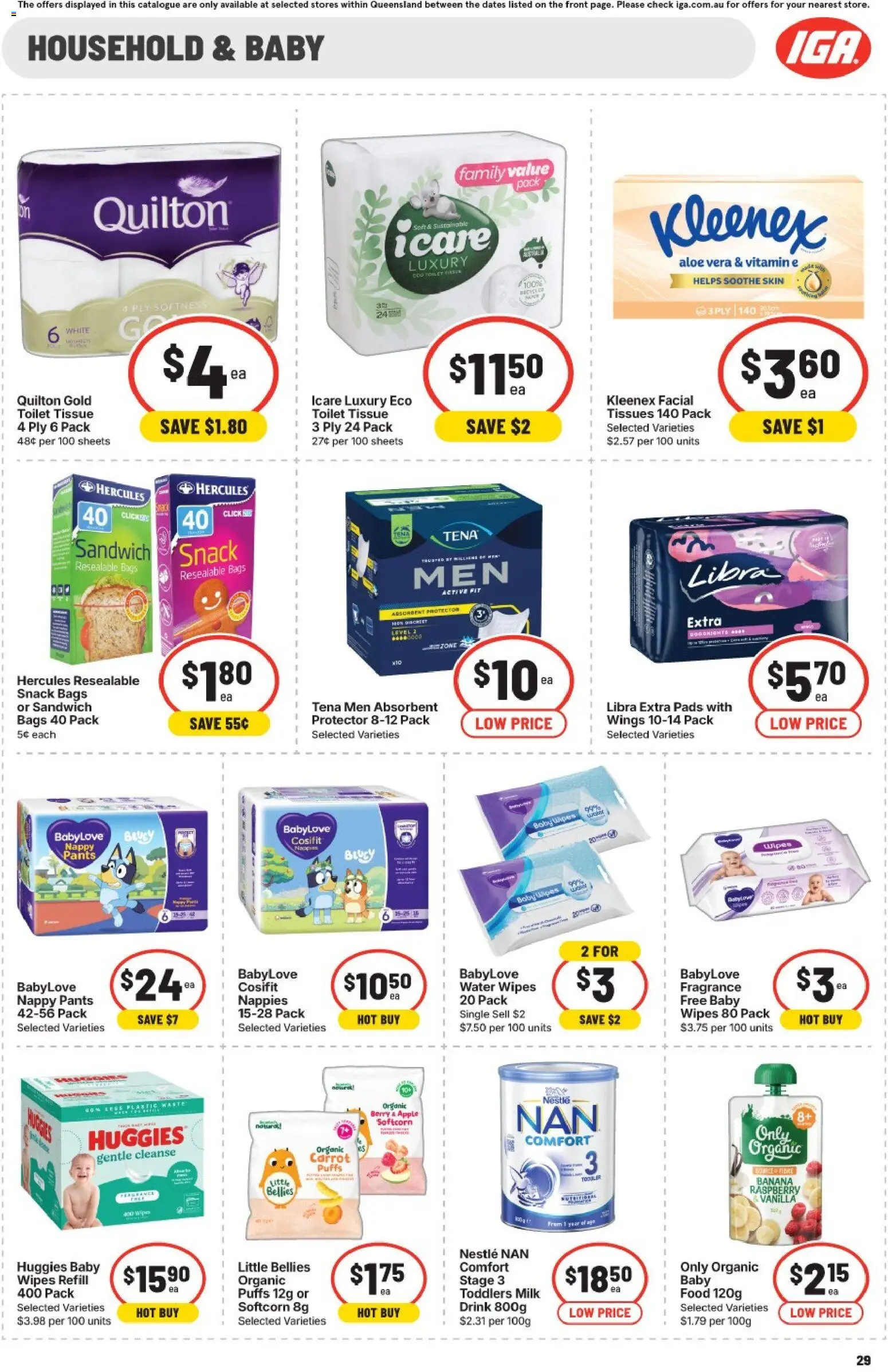 IGA catalogue - valid from 15/07/2026 | Page: 29 | Products: Chicken, Dog food, Flakes, Soup