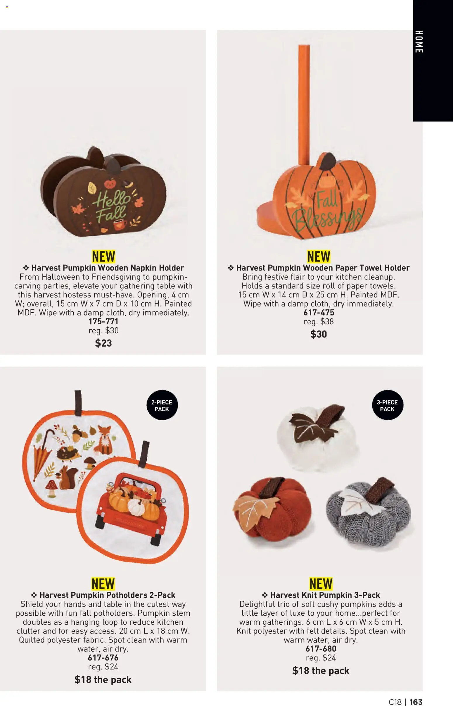 Avon flyer valid from Aug 27, 2026 | Page: 163 | Products: Table, Pumpkin