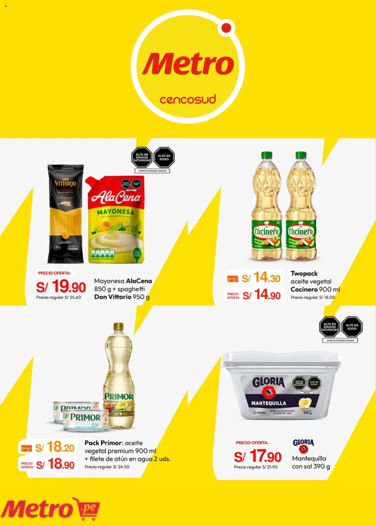 Catálogo Metro válido desde 06/07/2026 | Página: 2 | Productos: Mantequilla, Aceite