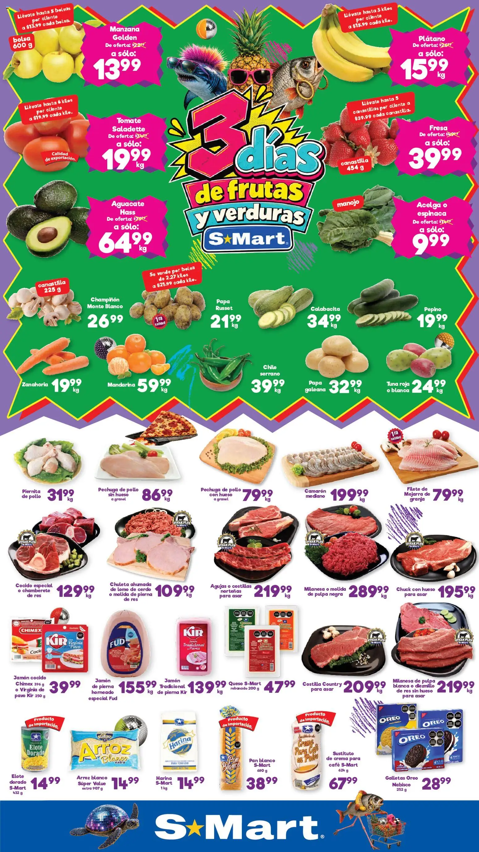Nuevas ofertas de S-Mart válidas en toda la República Mexicana desde el 13/10/2026. ¡Encuentra las mejores ofertas en S-Mart folleto Monterrey! | Página: 1