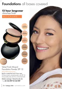 Preview of Nutrimetics Catalogue 2026 - valid from 01/01/2026 | Page: 84 | Products: Powder, Sunscreen, Nutmeg, Foundation