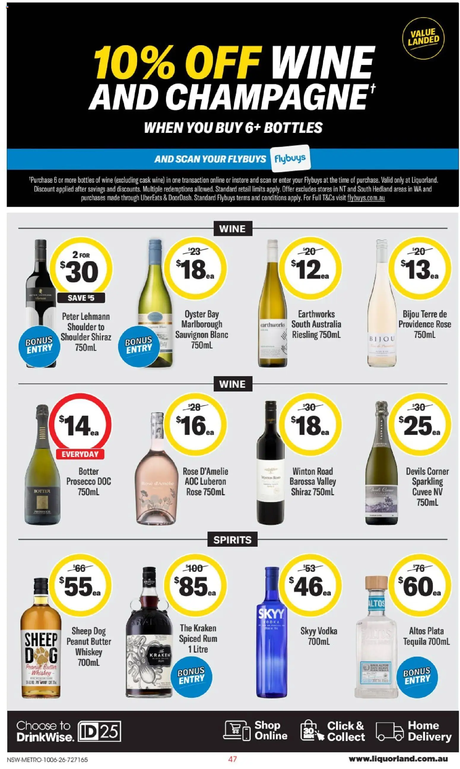 Liquorland catalogue - valid from 10.06.2026 | Page: 2 | Products: Butter, Wine, Vodka, Whiskey