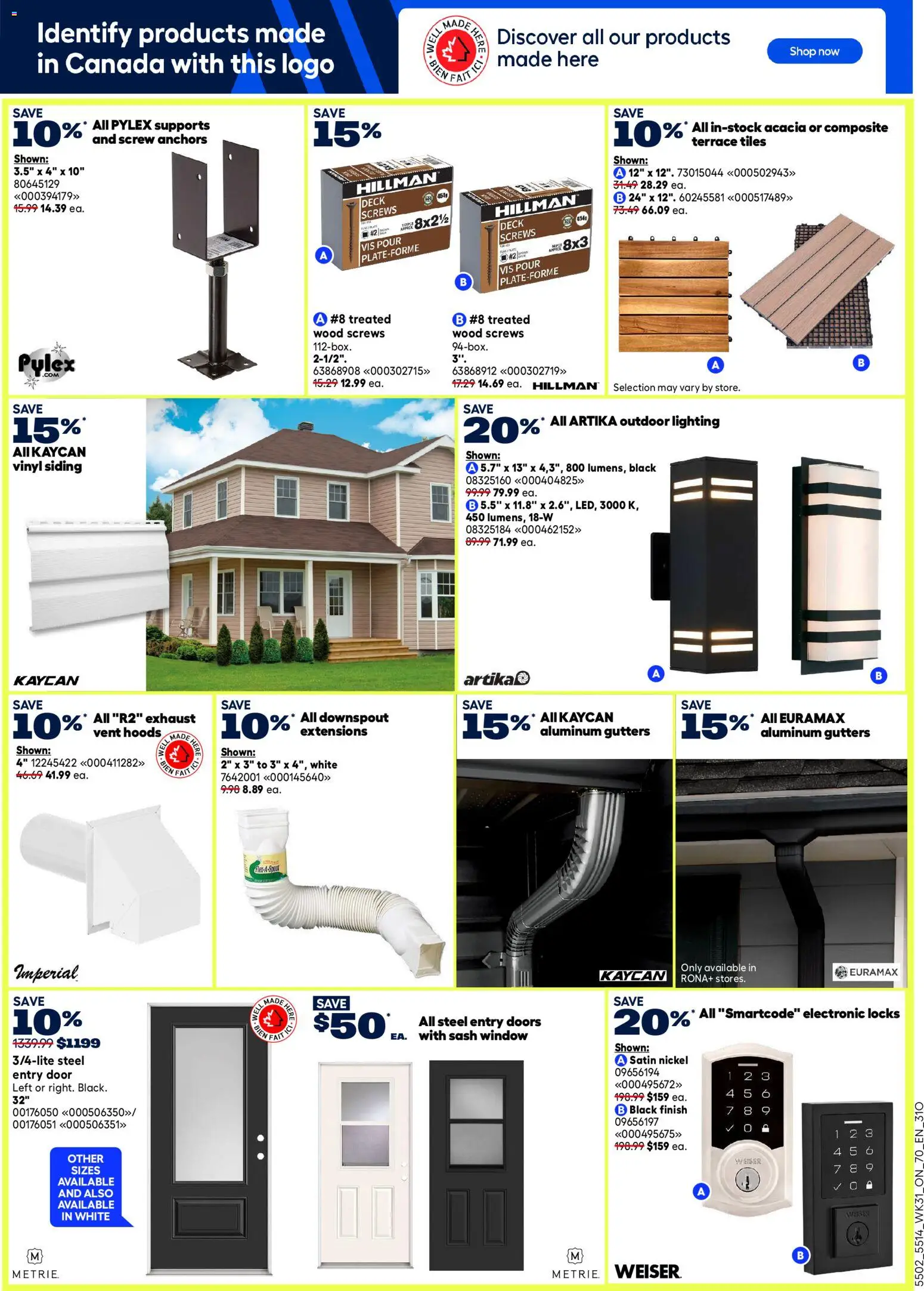 Rona flyer valid from Aug 27, 2026 | Page: 12