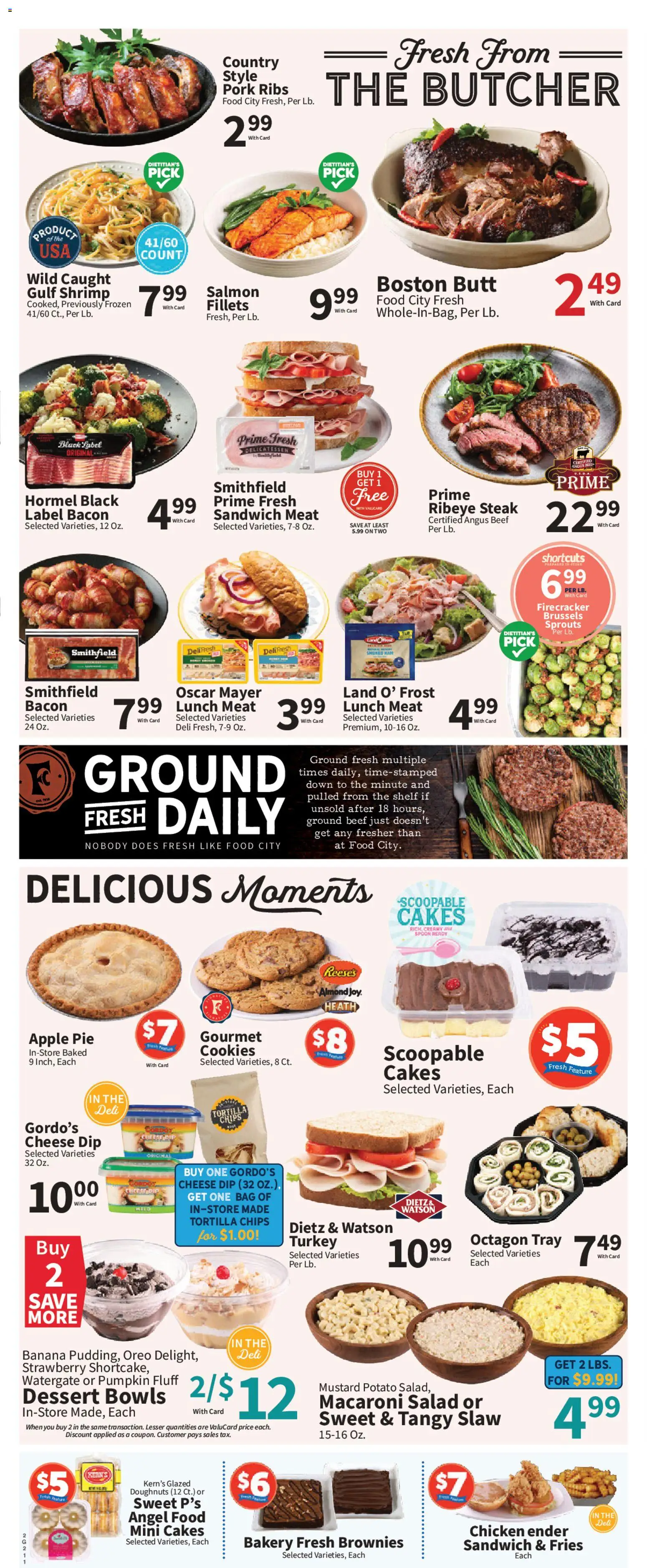 Food City Weekly Ad - valid from 09/02/2026 | Page: 4 | Products: Bakery, Turkey, Tortilla chips, Apple Pie