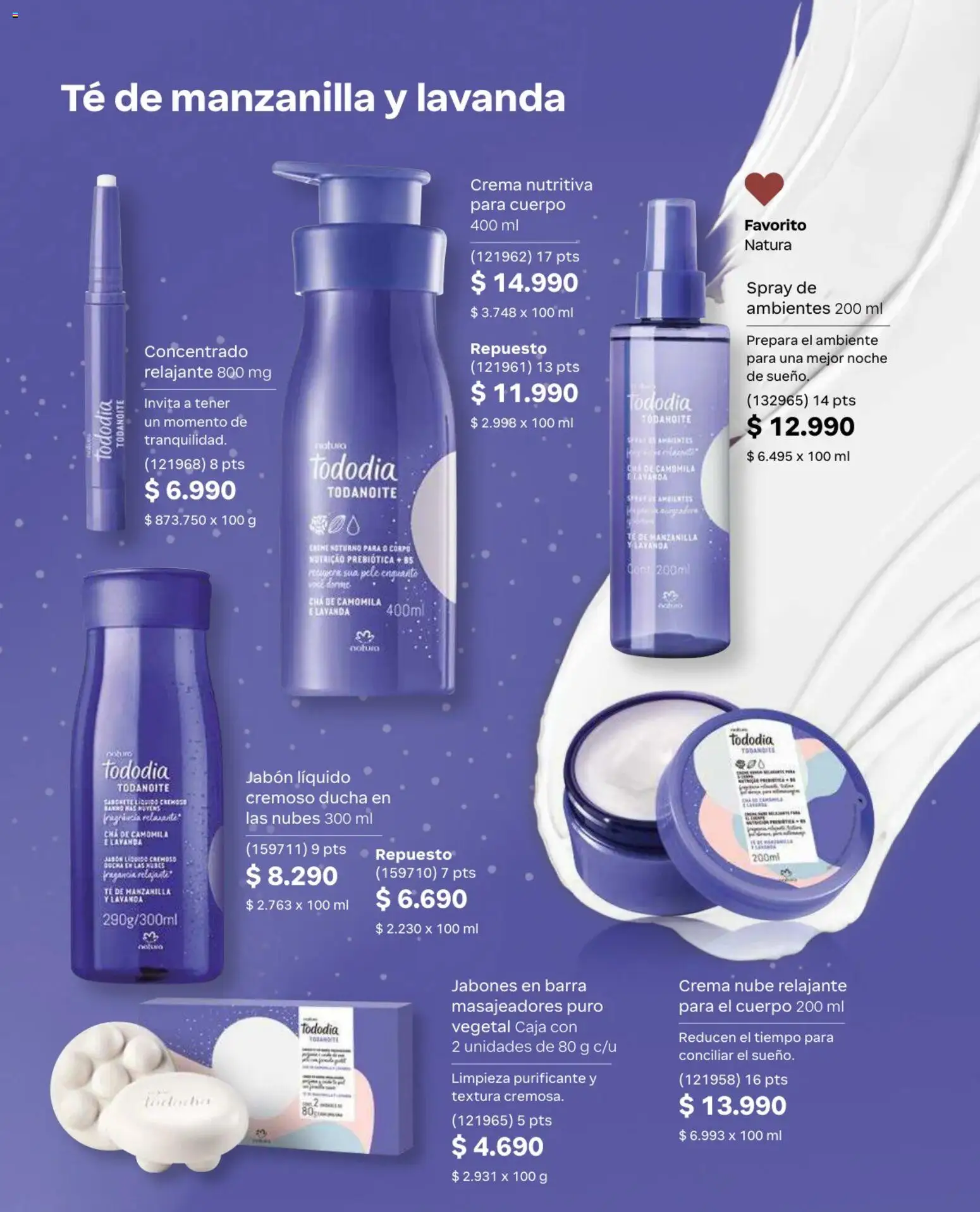 Natura Ofertas │ válido desde el 30.04.2026 | Página: 133 | Productos: Caja, Ducha, Jabón, Té