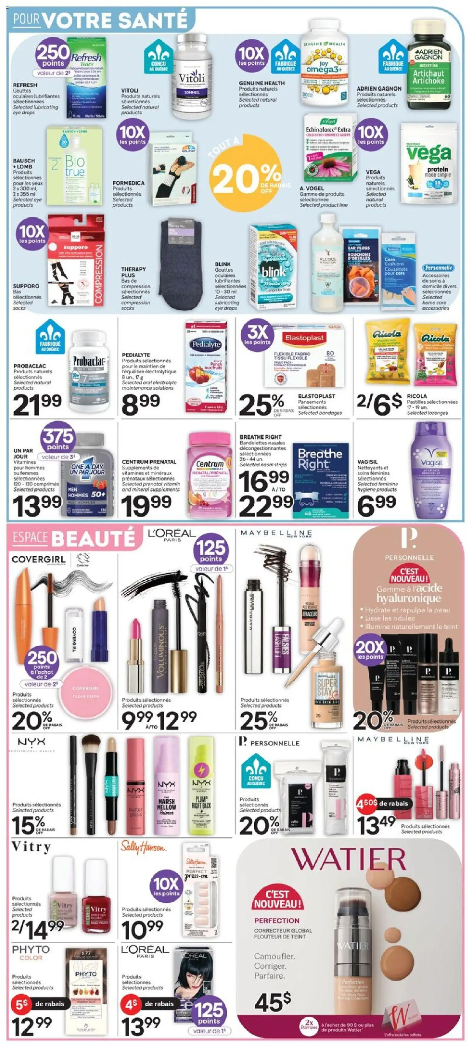 Brunet flyer valid from Sep 17, 2026 | Page: 4 | Products: Eye drops, Corn, Protein, Socks