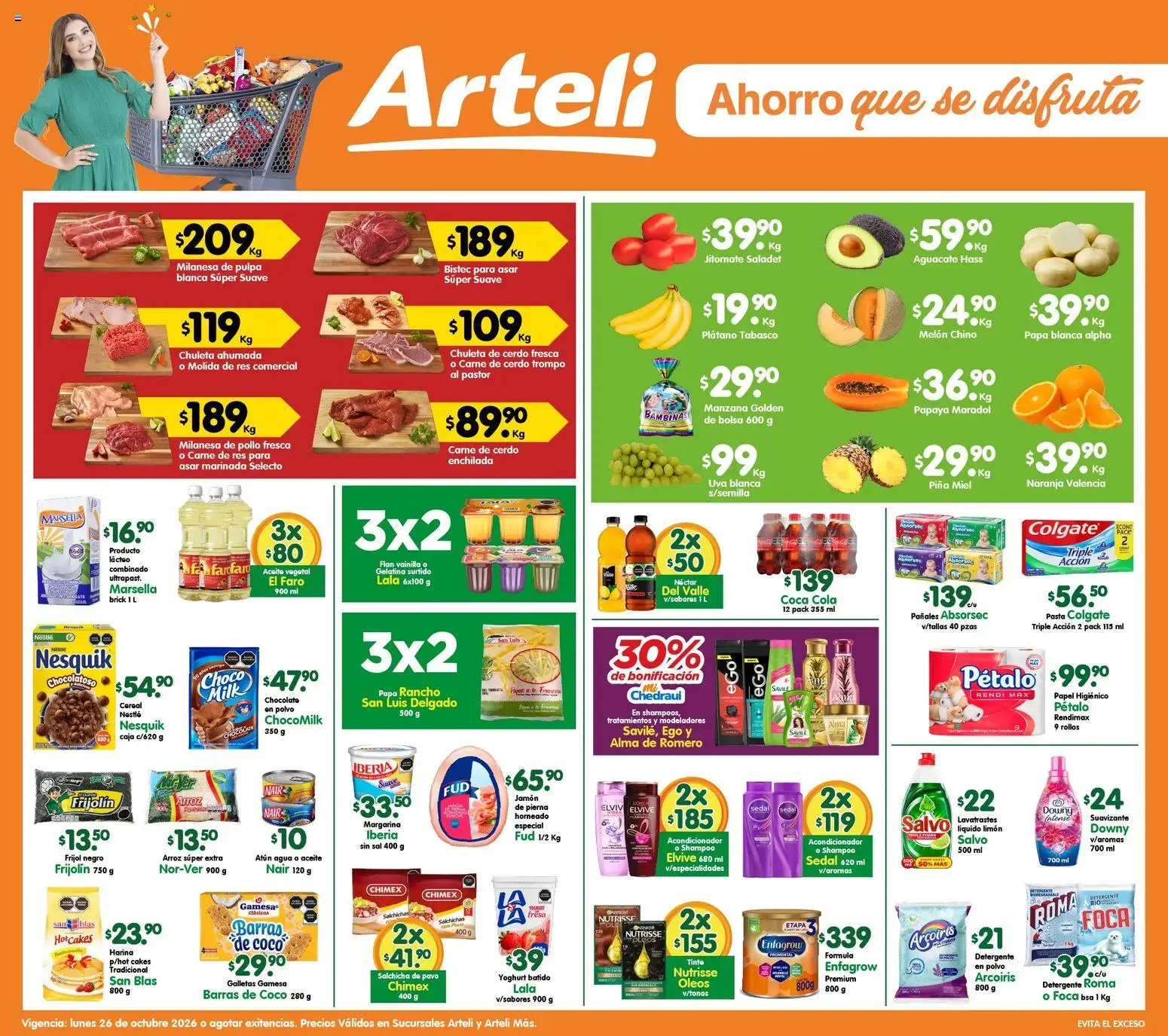 Folleto Arteli - Página 1 - Ofertas válidas hasta el 26 de octubre de 2026