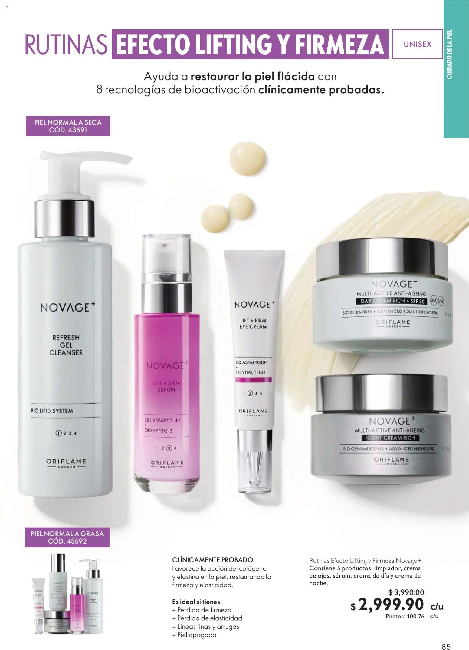 Nuevas ofertas de Oriflame válidas en toda la República Mexicana desde el 22/08/2026. ¡Encuentra las mejores ofertas en Oriflame campaña 12 2026! | Página: 85 | Productos: Serum, Crema