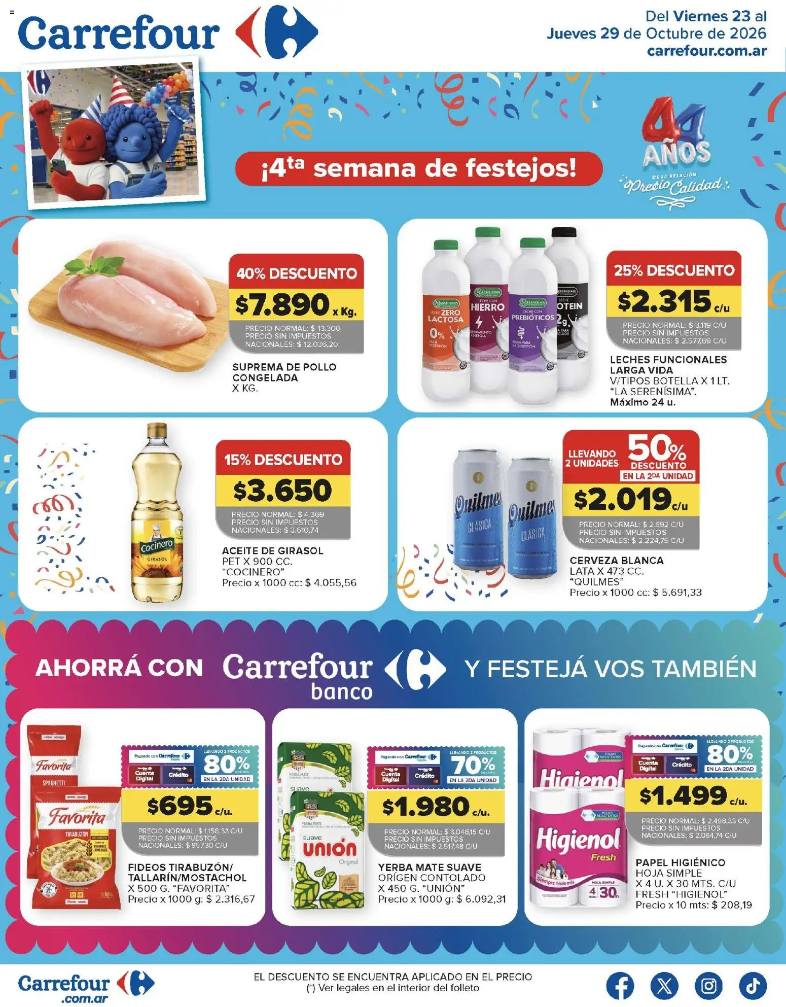 Carrefour Hiper Ofertas │ válido desde el 23/10/2026 | Página: 1