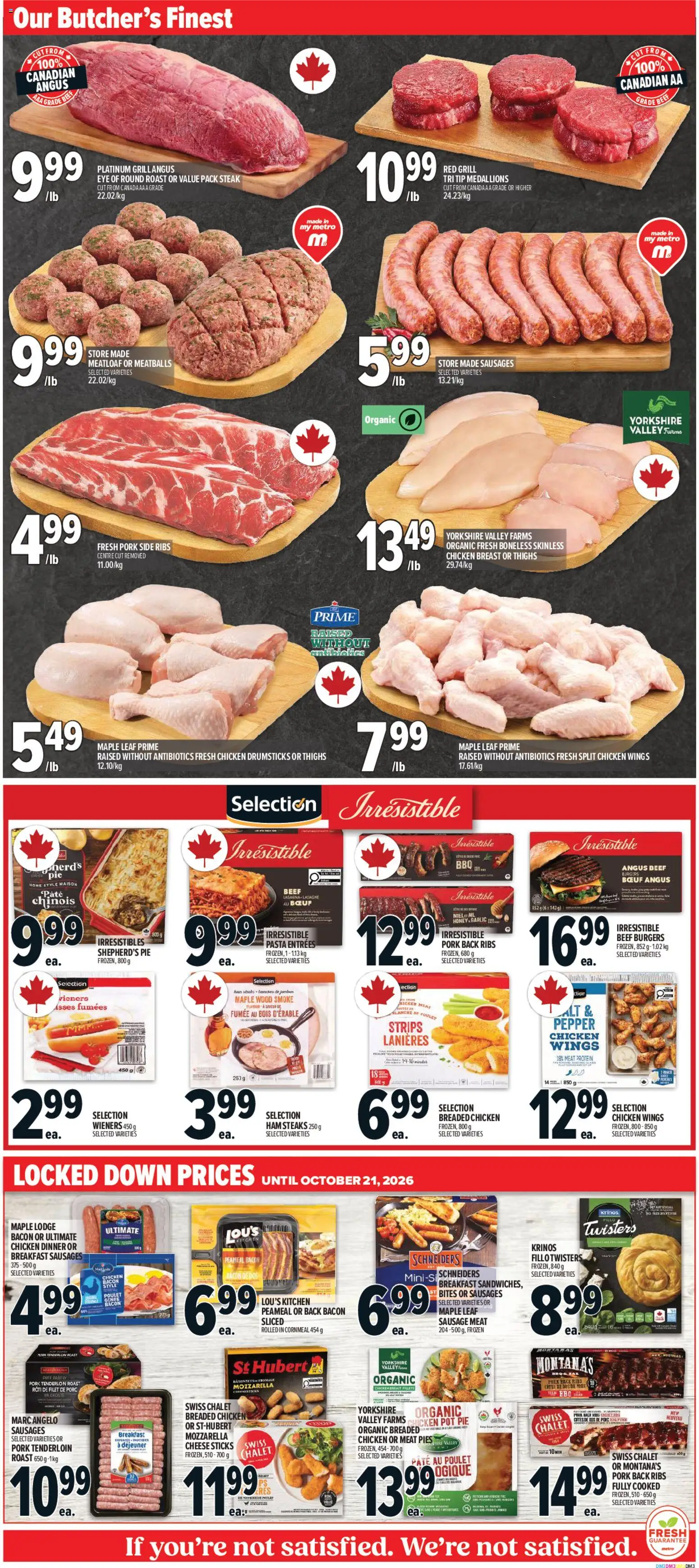 Metro flyer valid from Sep 24, 2026 | Page: 6 | Products: Cheese sticks, Mozzarella, Steak, Chicken