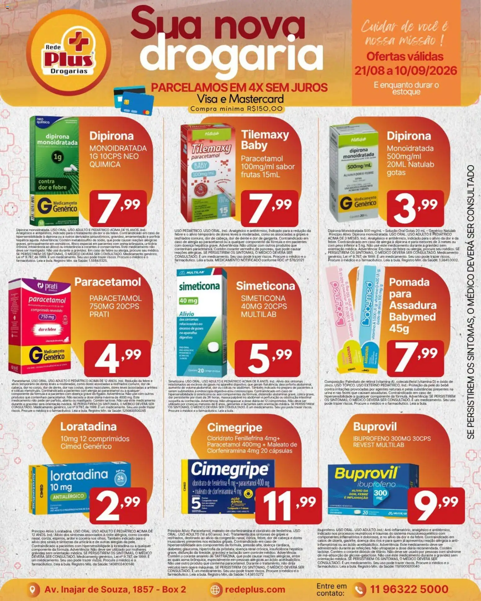 Rede Plus Supermercados Folheto - válido de 21/08/2026 | Página: 2 | Produtos: Frutas, Álcool, Massa, Vitamina d