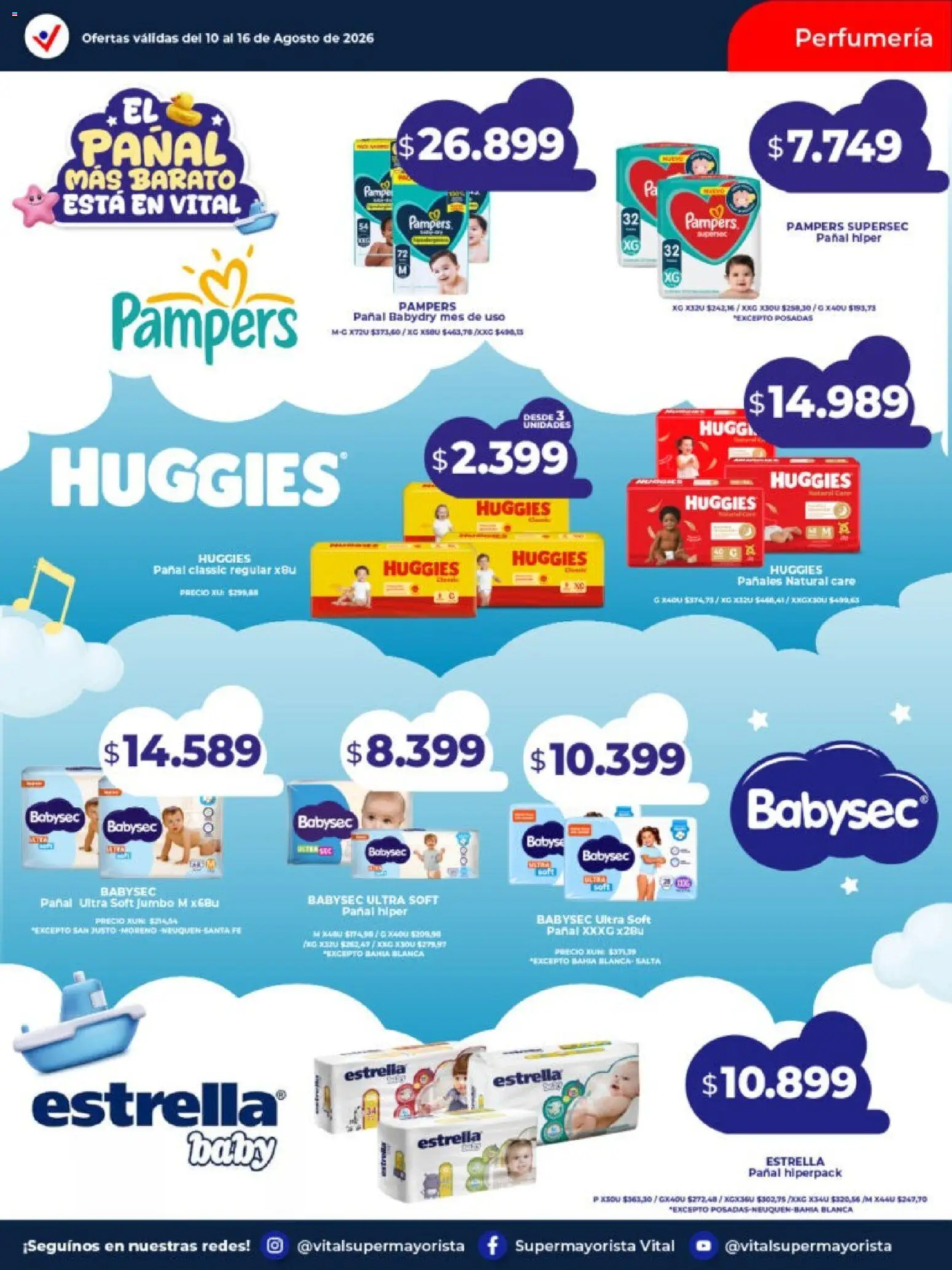Vital - Ofertas San Justo │ válido desde el 10/08/2026 | Página: 6 | Productos: Pañales