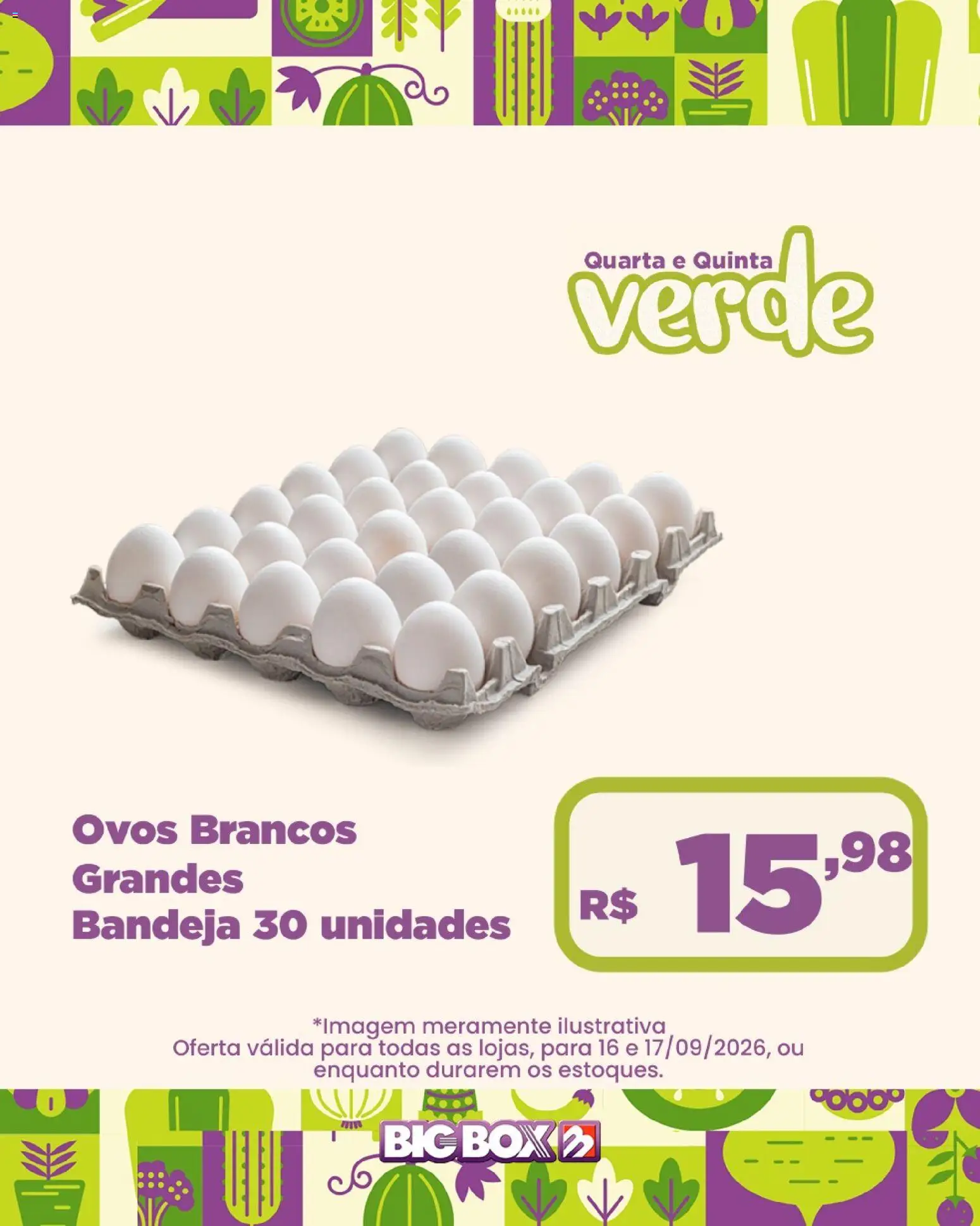 Big Box Folheto - válido de 16/09/2026 | Página: 22 | Produtos: Ovos, Bandeja