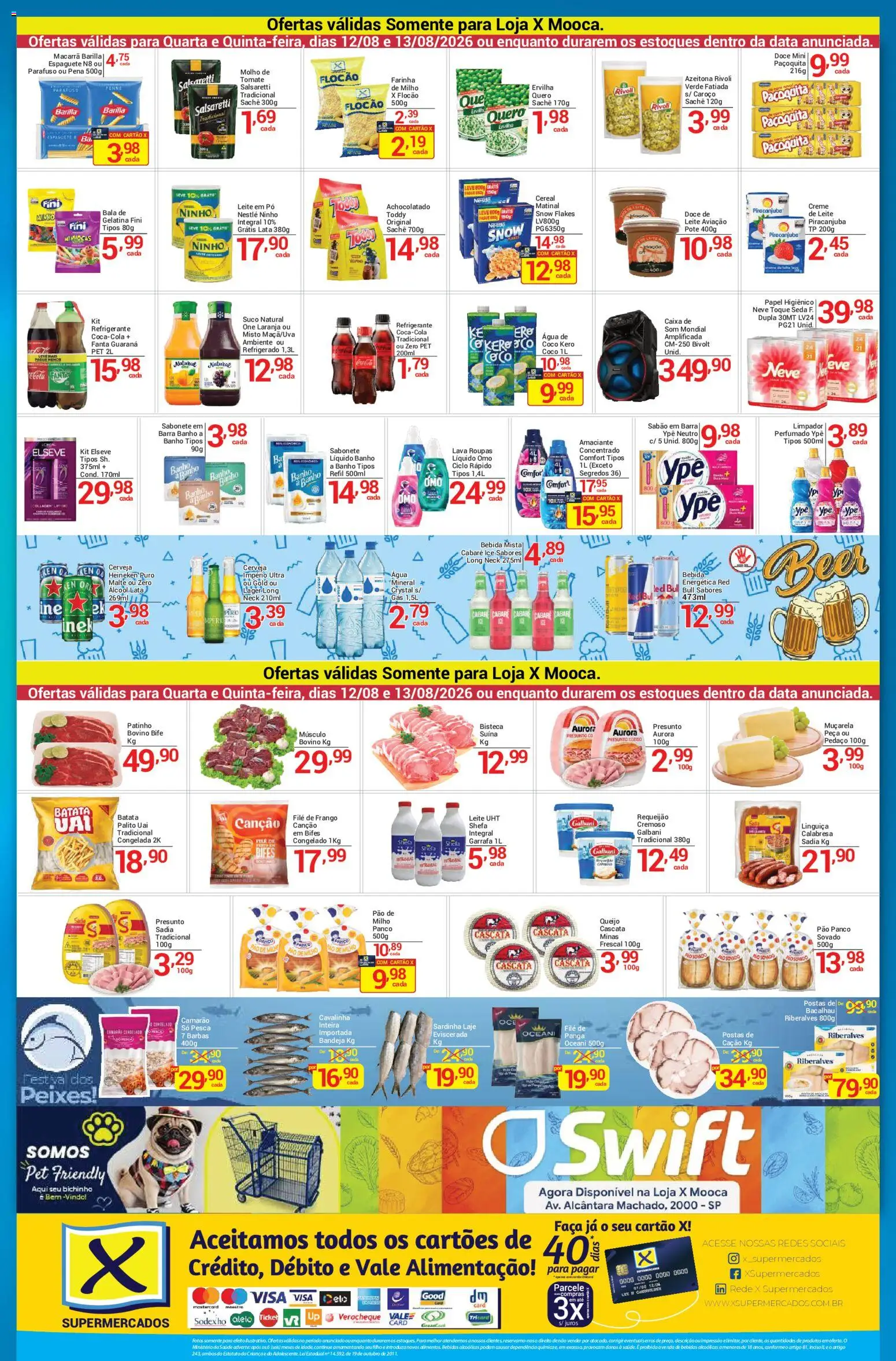 X Supermercados Folheto - válido de 12/08/2026 | Página: 2 | Produtos: Coco, Cerveja, Doce, Milho