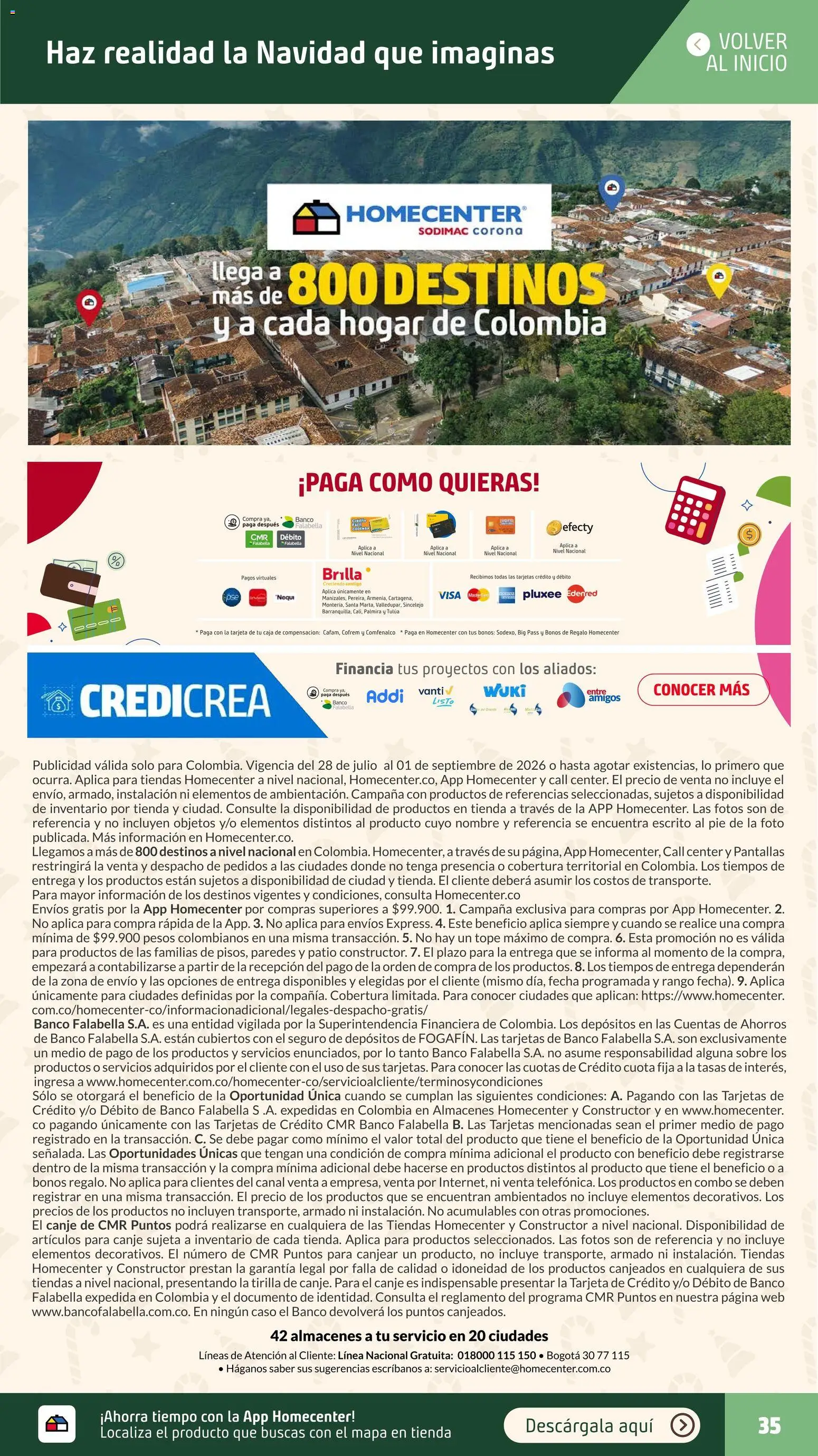 Homecenter revista - valida desde el 13/10/2026 | Página: 35