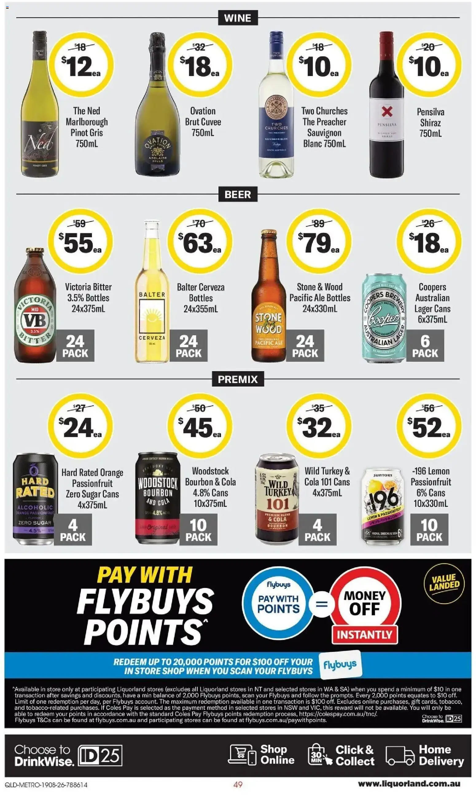 ﻿Coles catalogue valid from 19/08/2026 > Online Australia | Page: 49 | Products: Wine, Beer, Lemon, Turkey