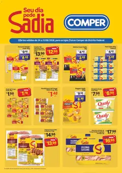 Comper ofertas Sadia e Perdigão - Pré-Visualização do folheto da loja Comper, válido de 24/08/2026