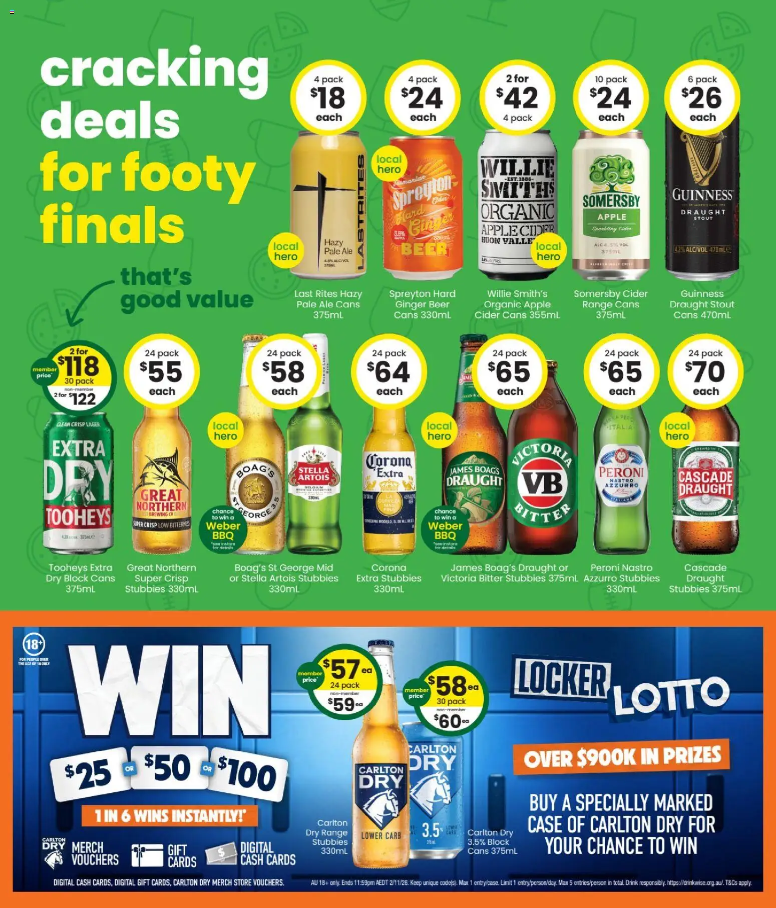 The Bottle-O catalogue - valid from 14/09/2026 | Page: 3 | Products: Ginger, Beer, Digital, Case