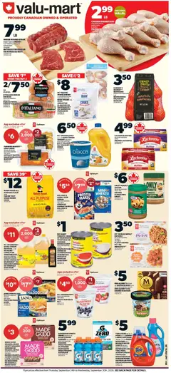 Preview of Valu Mart weekly flyer from shop Valu Mart valid from Sep 24, 2026