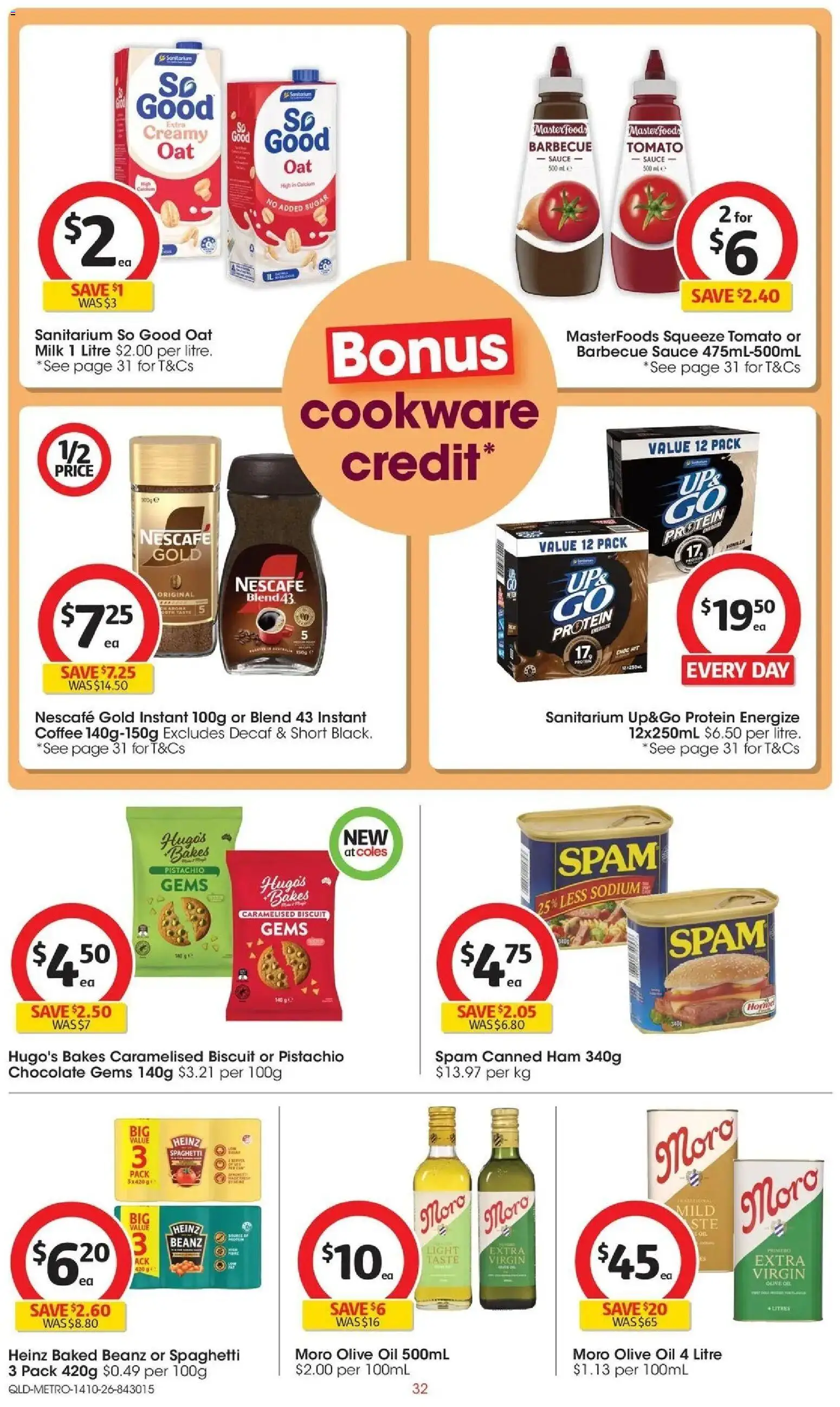 ﻿Coles catalogue valid from 14/10/2026 > Online Australia | Page: 32