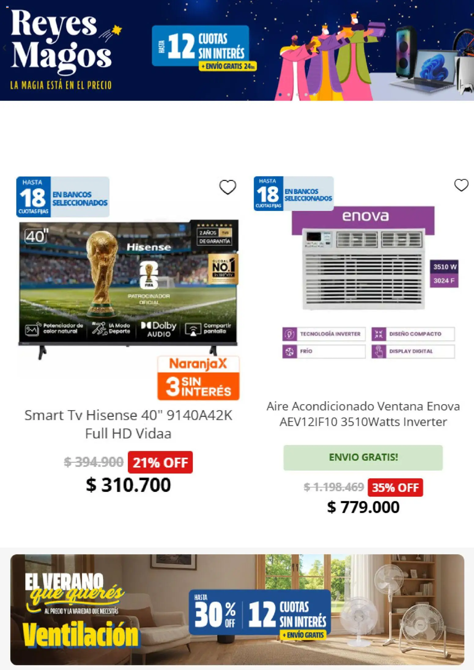 Casa del Audio catálogo │ válido desde el 07/01/2026 | Página: 6 | Productos: Audio, Aire acondicionado, Ojotas