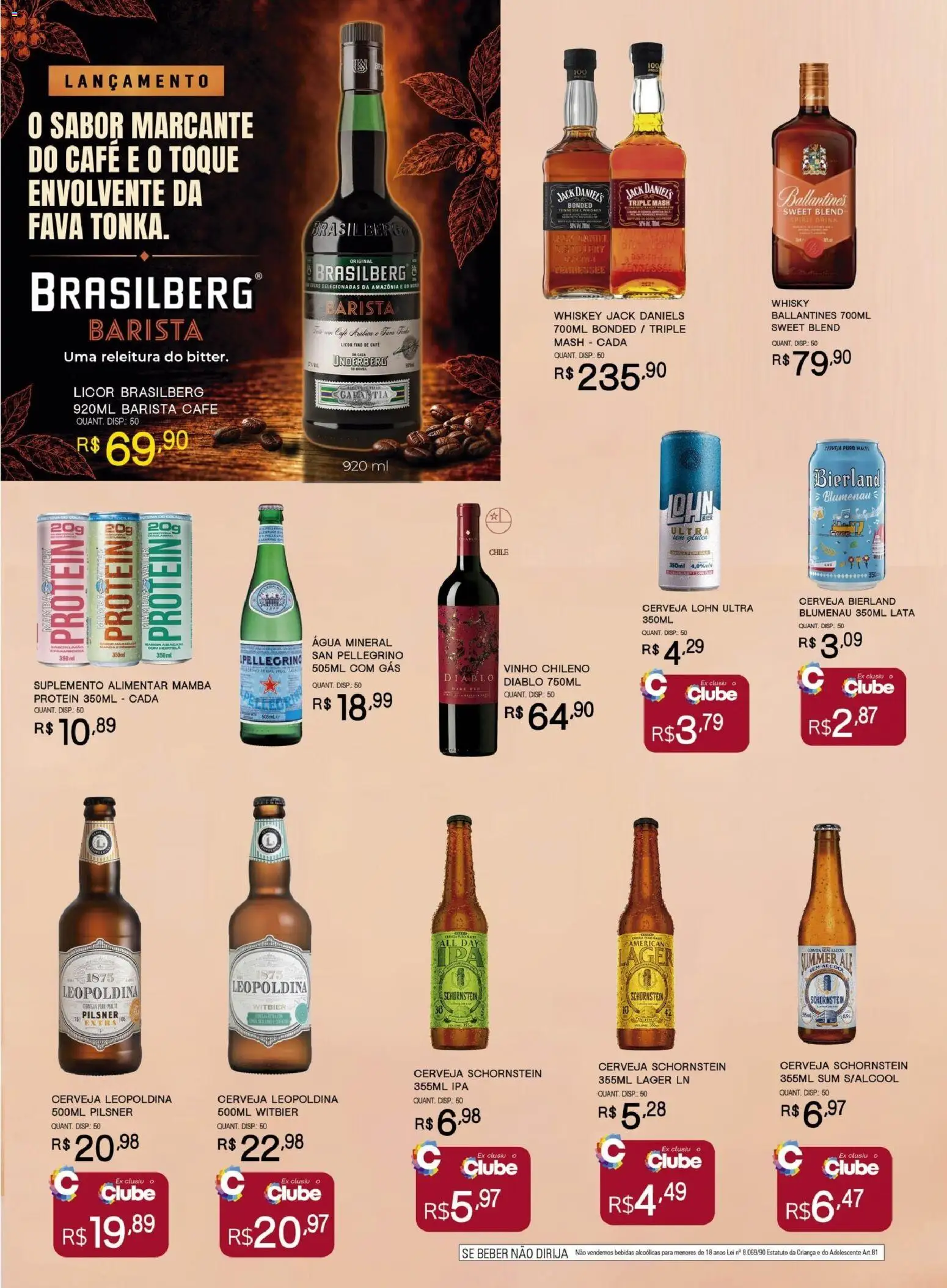 Bistek Supermercados Folheto - válido de 30/09/2026 | Página: 7 | Produtos: Licor, Bebidas, Café, Vinho