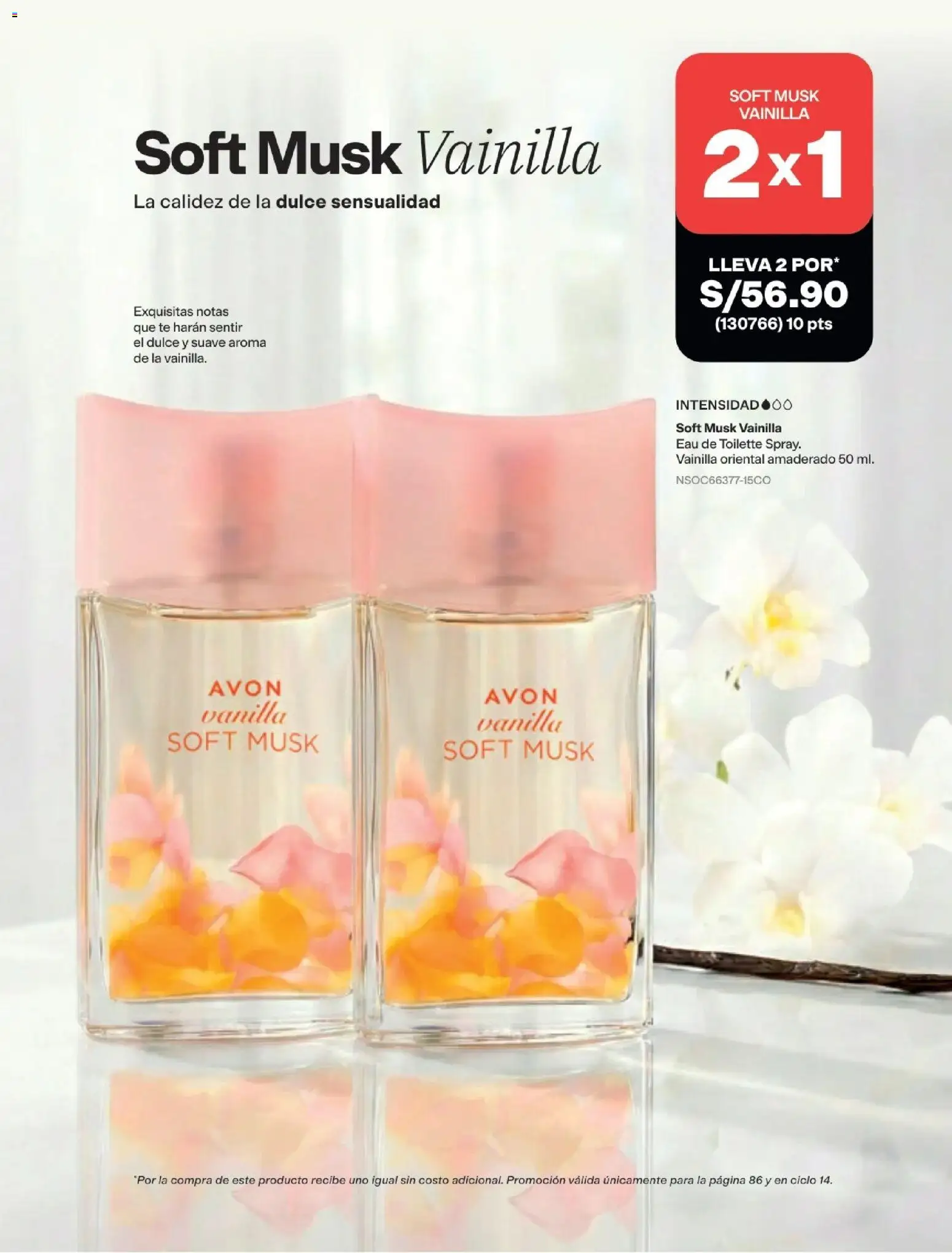 Catálogo Avon válido desde 29/08/2026 | Página: 86 | Productos: Vainilla, Té, EAU de Toilette