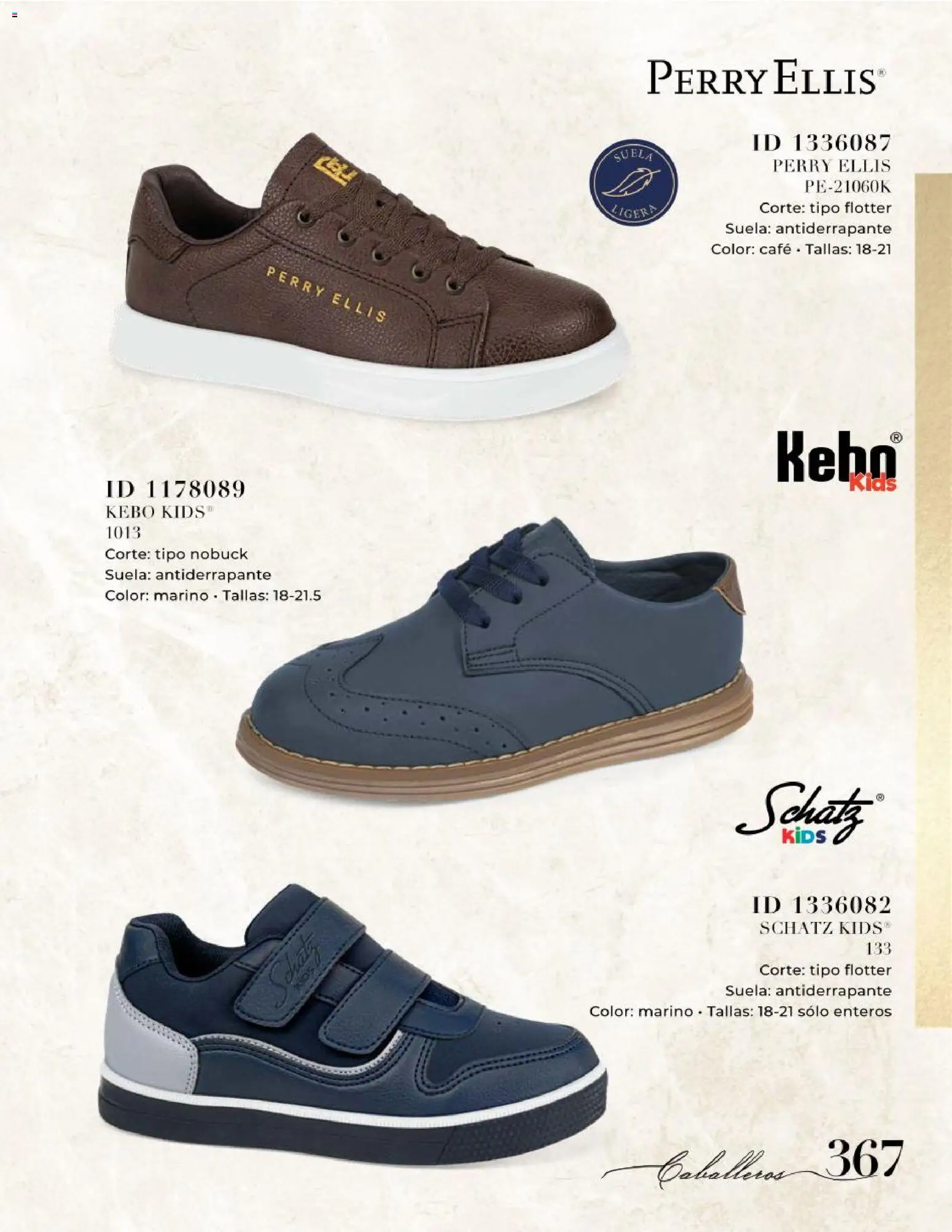 Nuevas ofertas de Price Shoes válidas en toda la República Mexicana desde el 14.05.2026. ¡Encuentra las mejores ofertas en Price Shoes catálogo Caballeros! | Página: 367 | Productos: Café