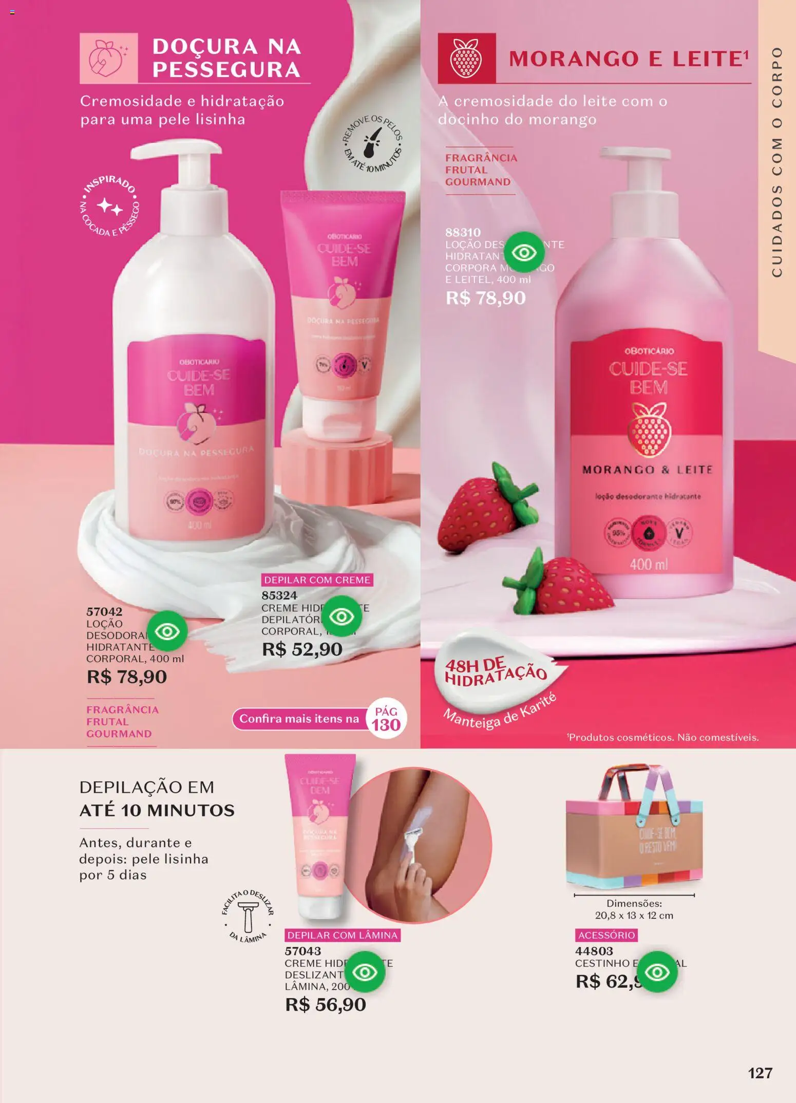 O Boticário Folheto - válido de 10/08/2026 | Página: 131 | Produtos: Fragrância, Desodorante, Leite, Creme