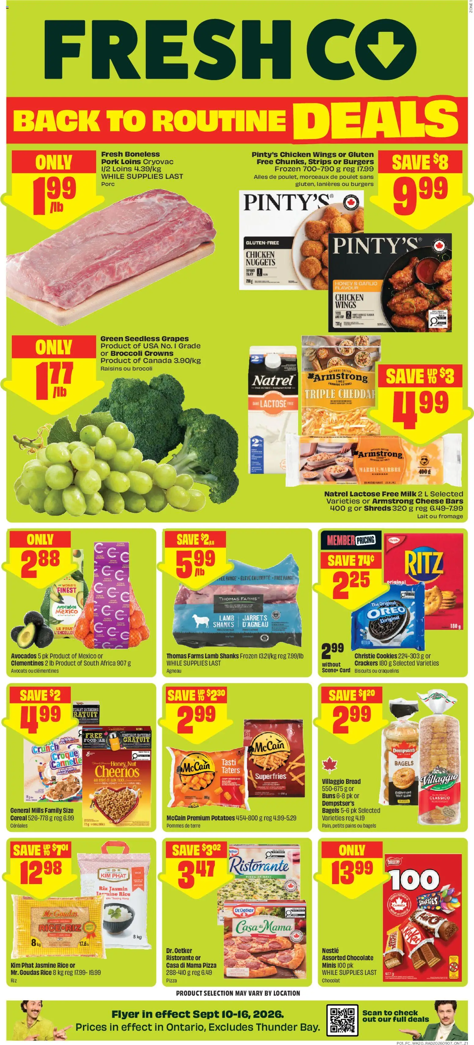 FreshCo flyer valid from Sep 10, 2026 | Page: 1