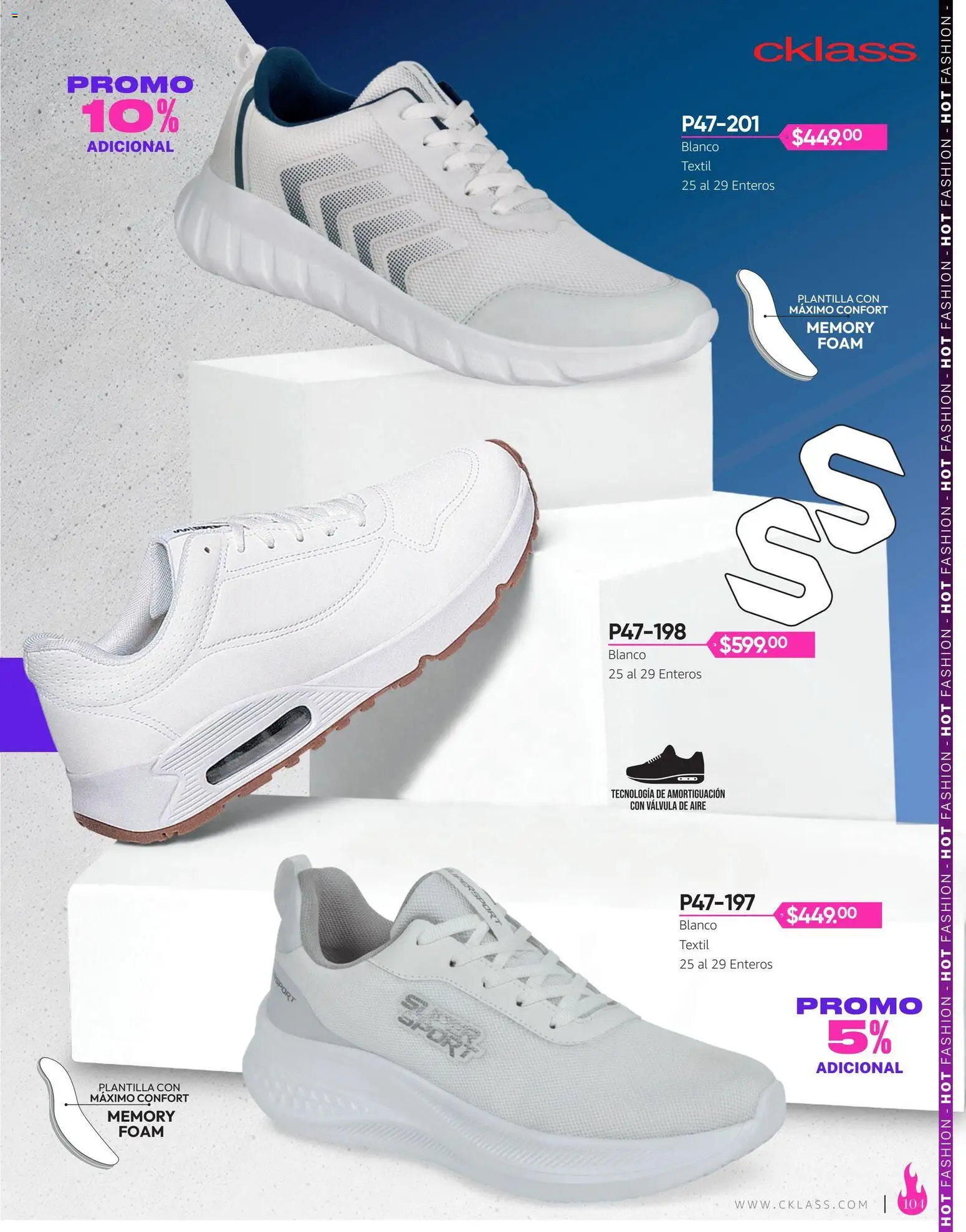 Nuevas ofertas de Cklass válidas en toda la República Mexicana desde el 03/08/2026. ¡Encuentra las mejores ofertas en Cklass catálogo Hot Fashion Ropa! | Página: 186 | Productos: Válvula