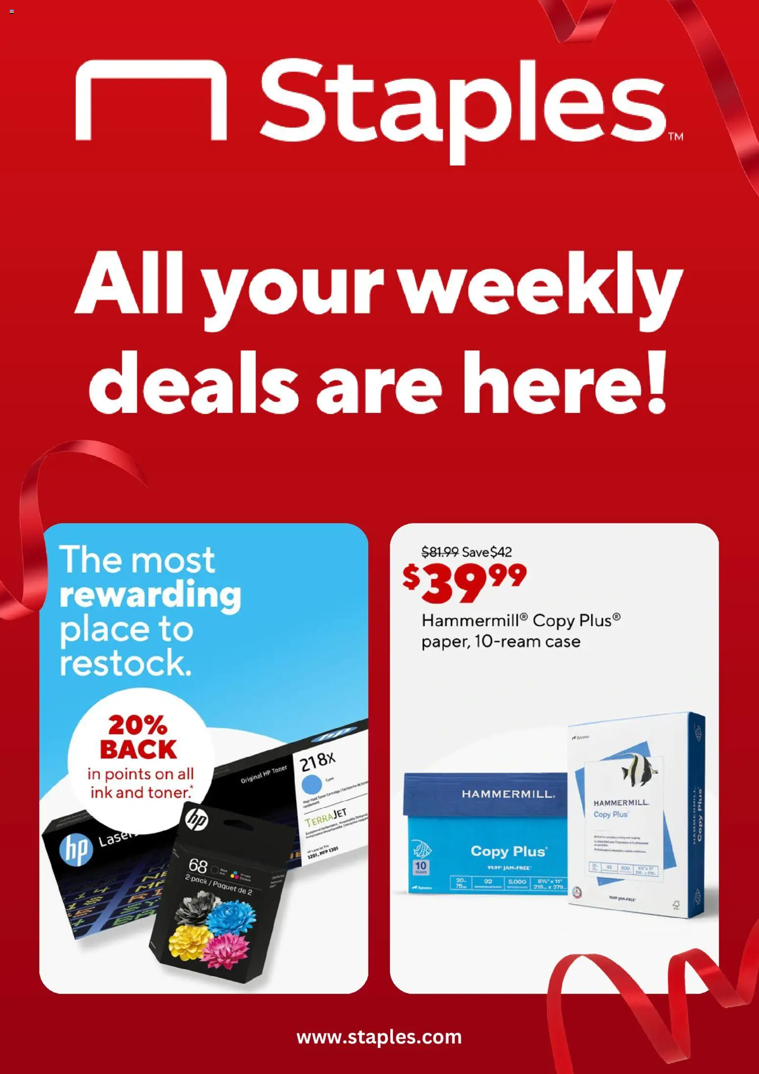Staples Weekly Ad - valid from 31.05.2026 | Page: 1